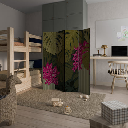 TROPICAL BEAUTY 4-Panel Room Divider