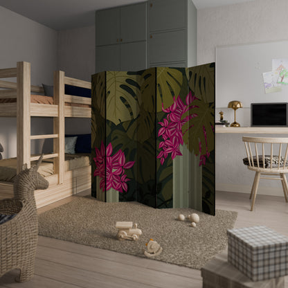 TROPICAL BEAUTY 5-Panel Room Divider