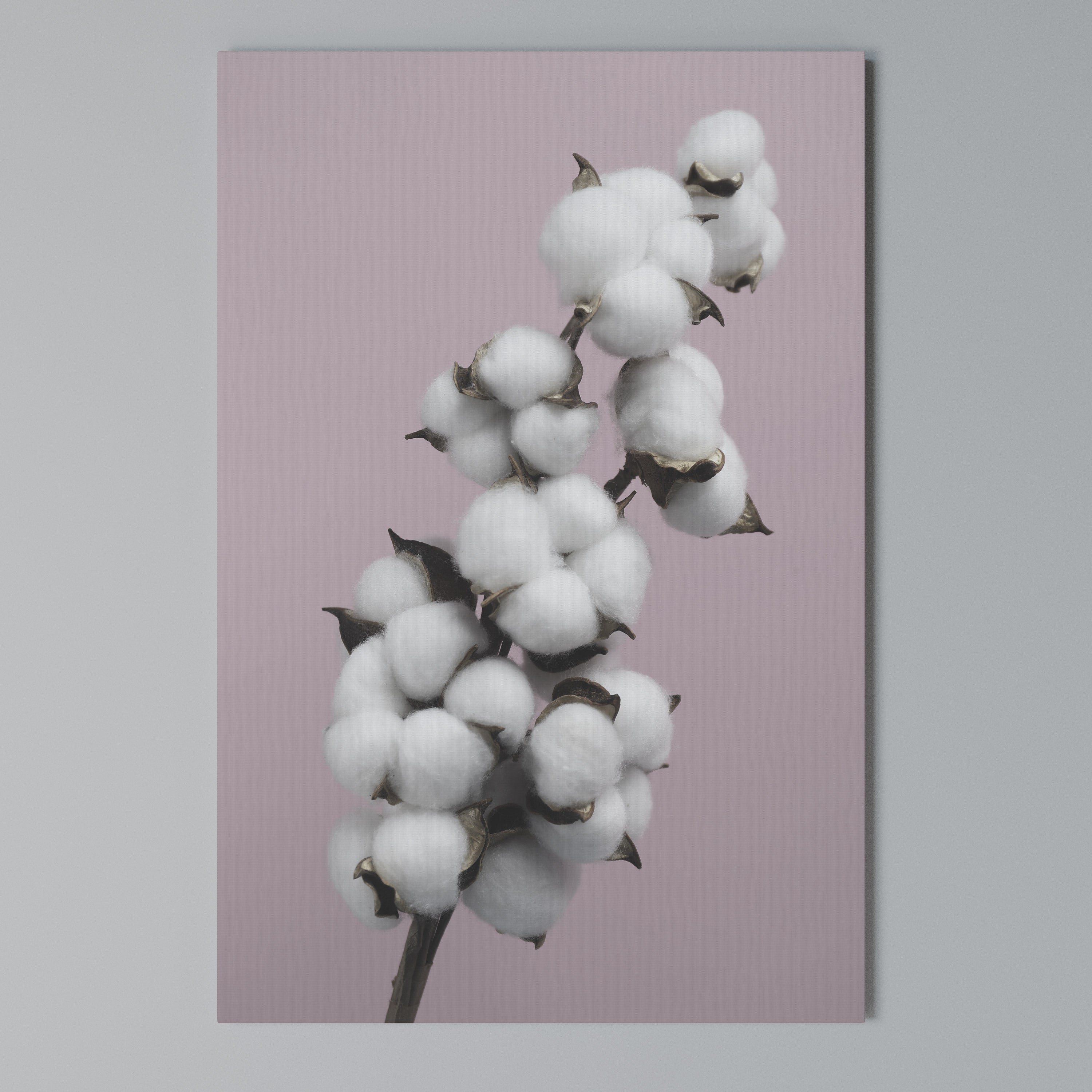 COTTON CLOUDS WHISPER Vertical Canvas Print