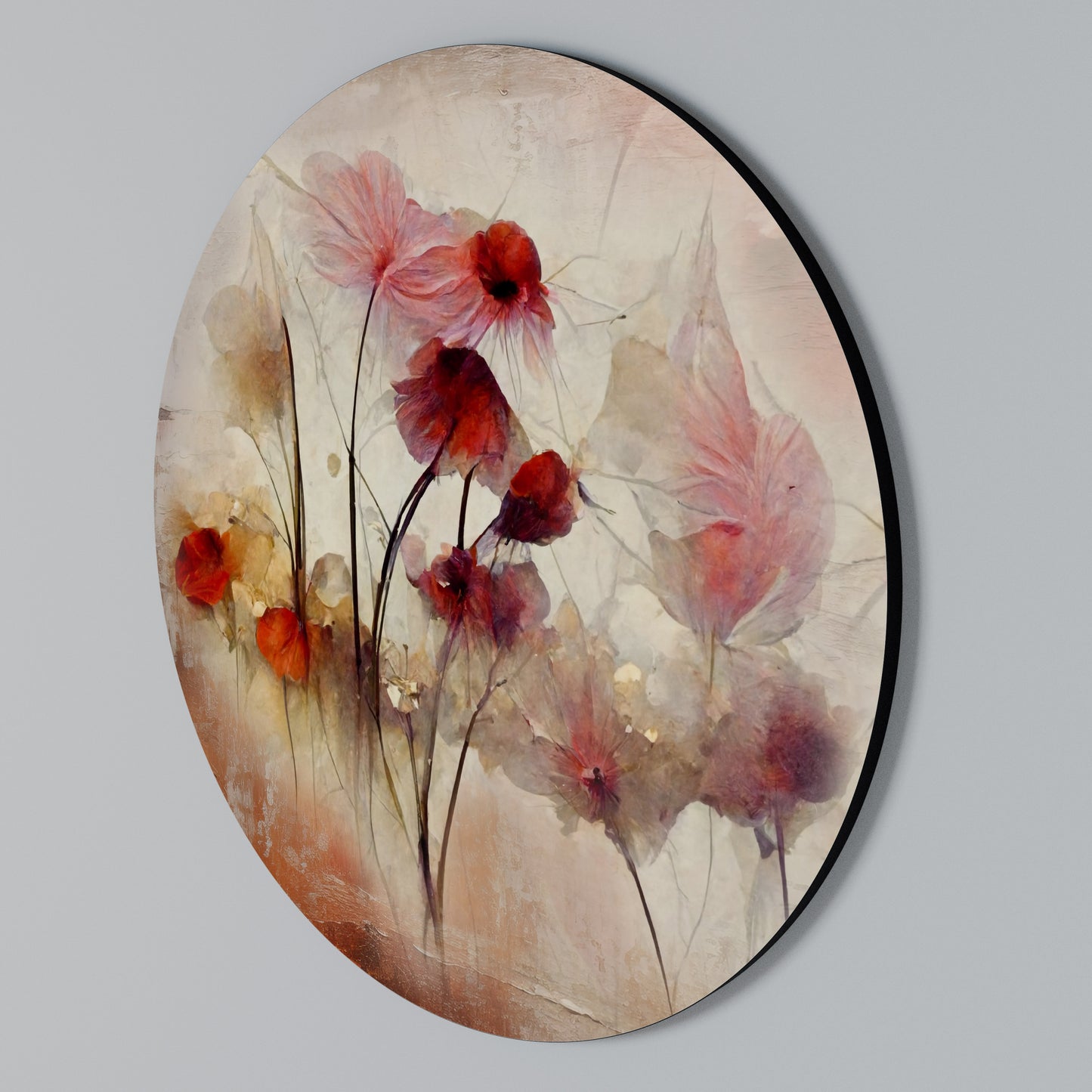WILD DELICACY Round Wall Art