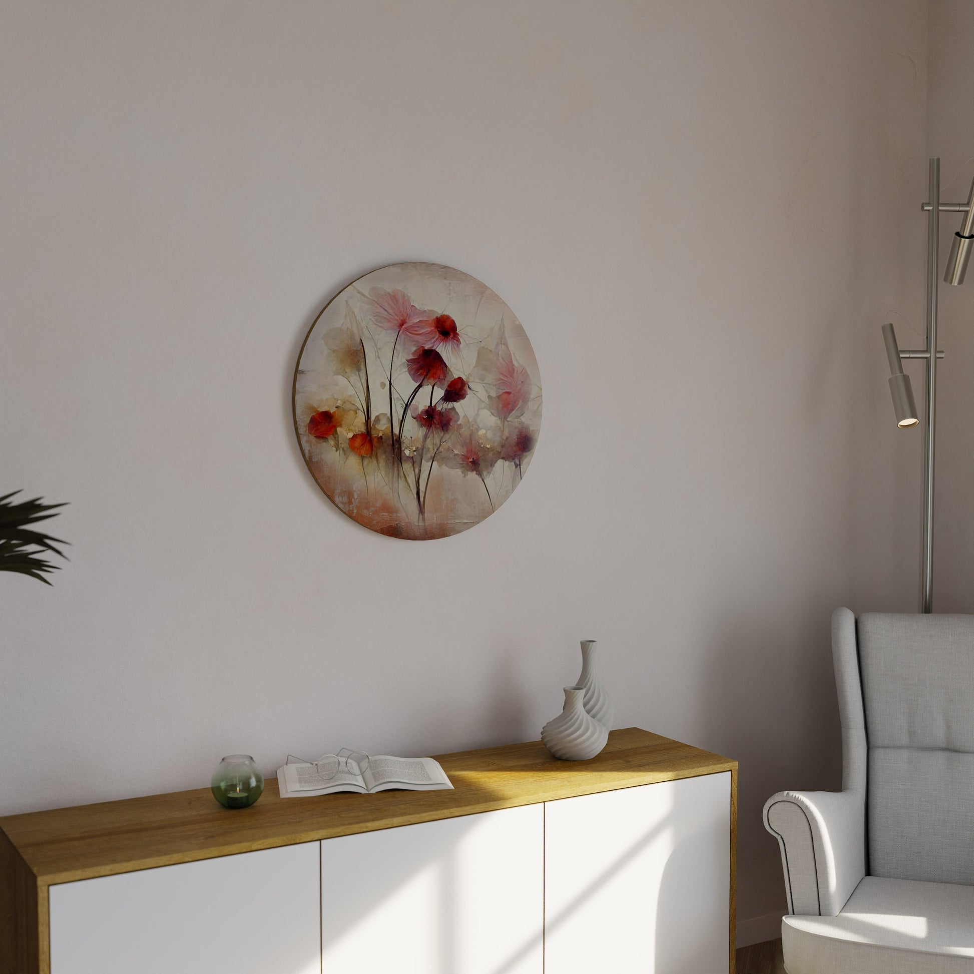 WILD DELICACY Round Wall Art