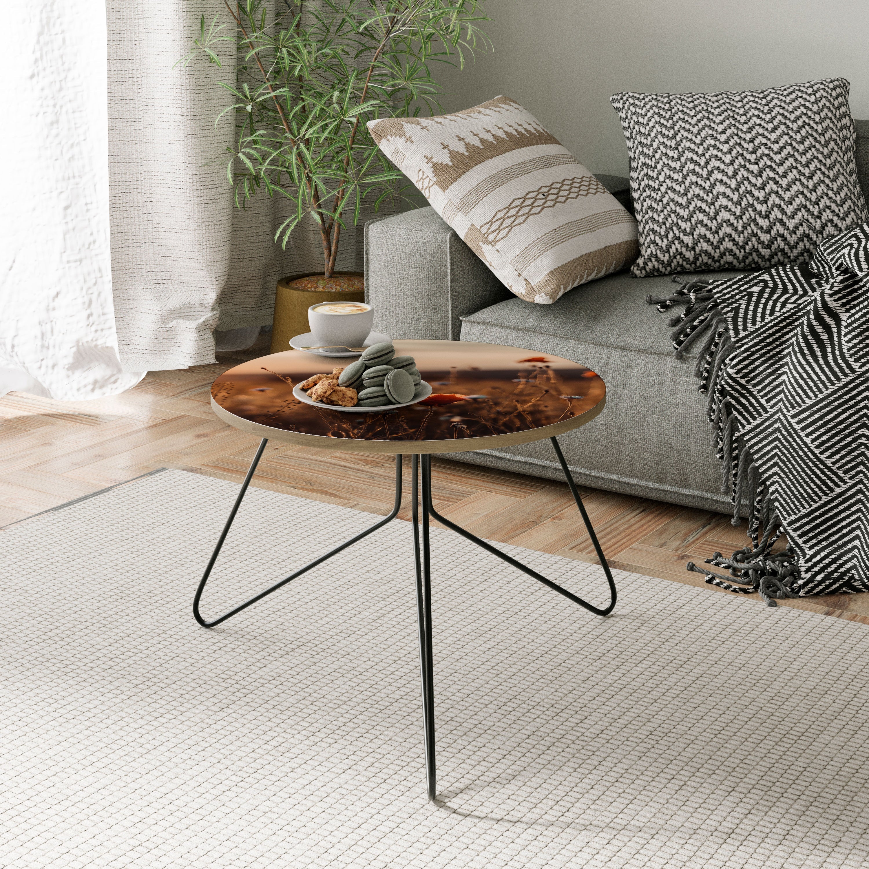 Table basse GLOWING MEADOWS AT DUSK 60