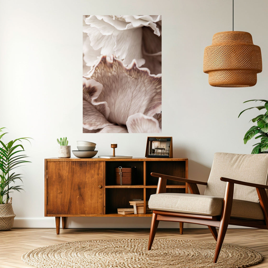 Affiche verticale autocollante « Surreal Bloom Dance »