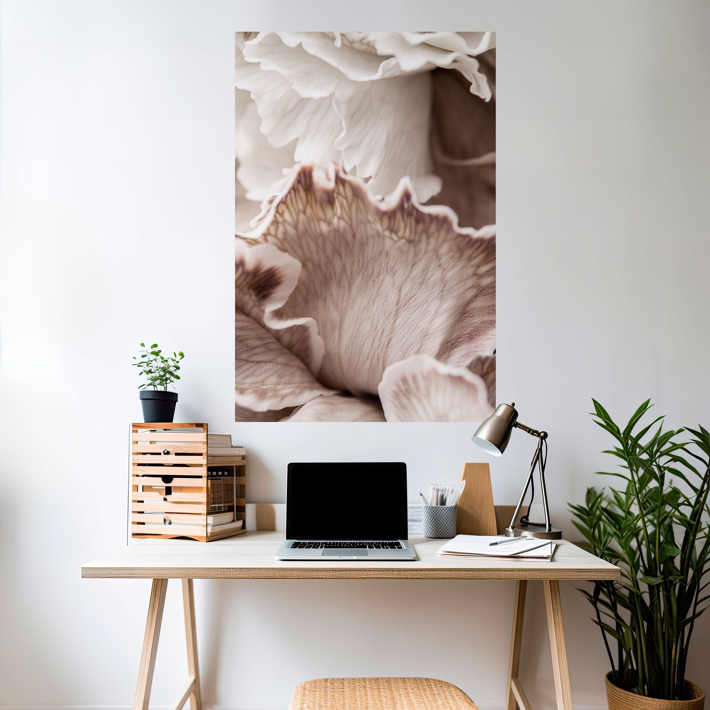 Affiche verticale autocollante « Surreal Bloom Dance »