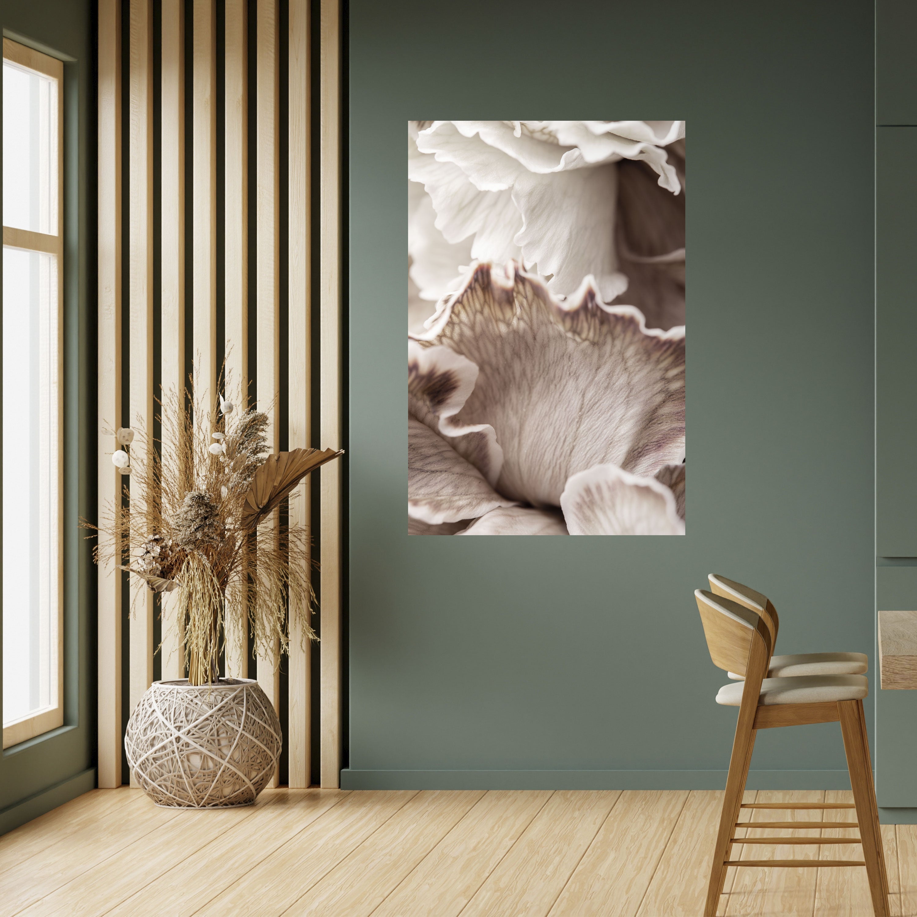 Affiche verticale autocollante « Surreal Bloom Dance »