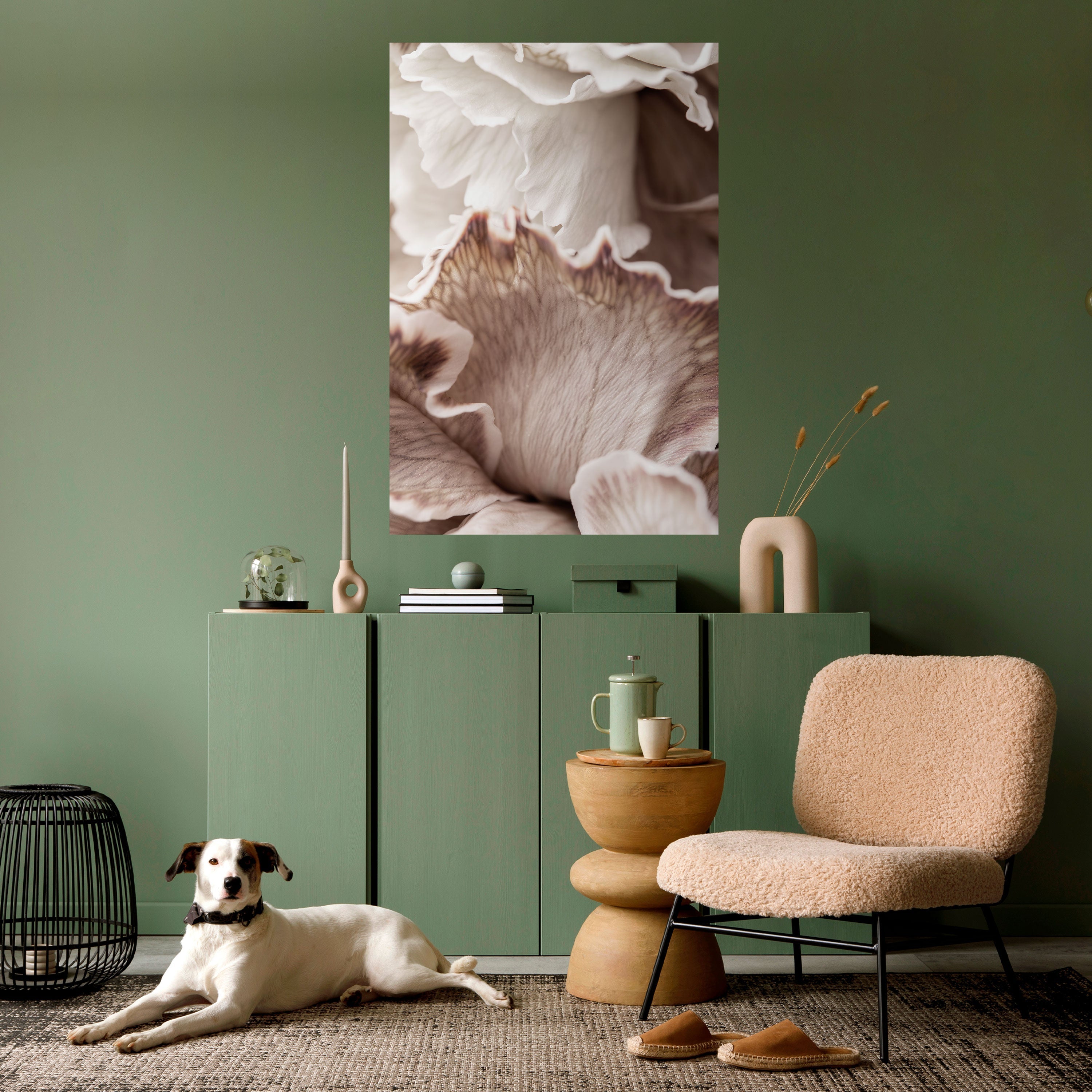 Affiche verticale autocollante « Surreal Bloom Dance »