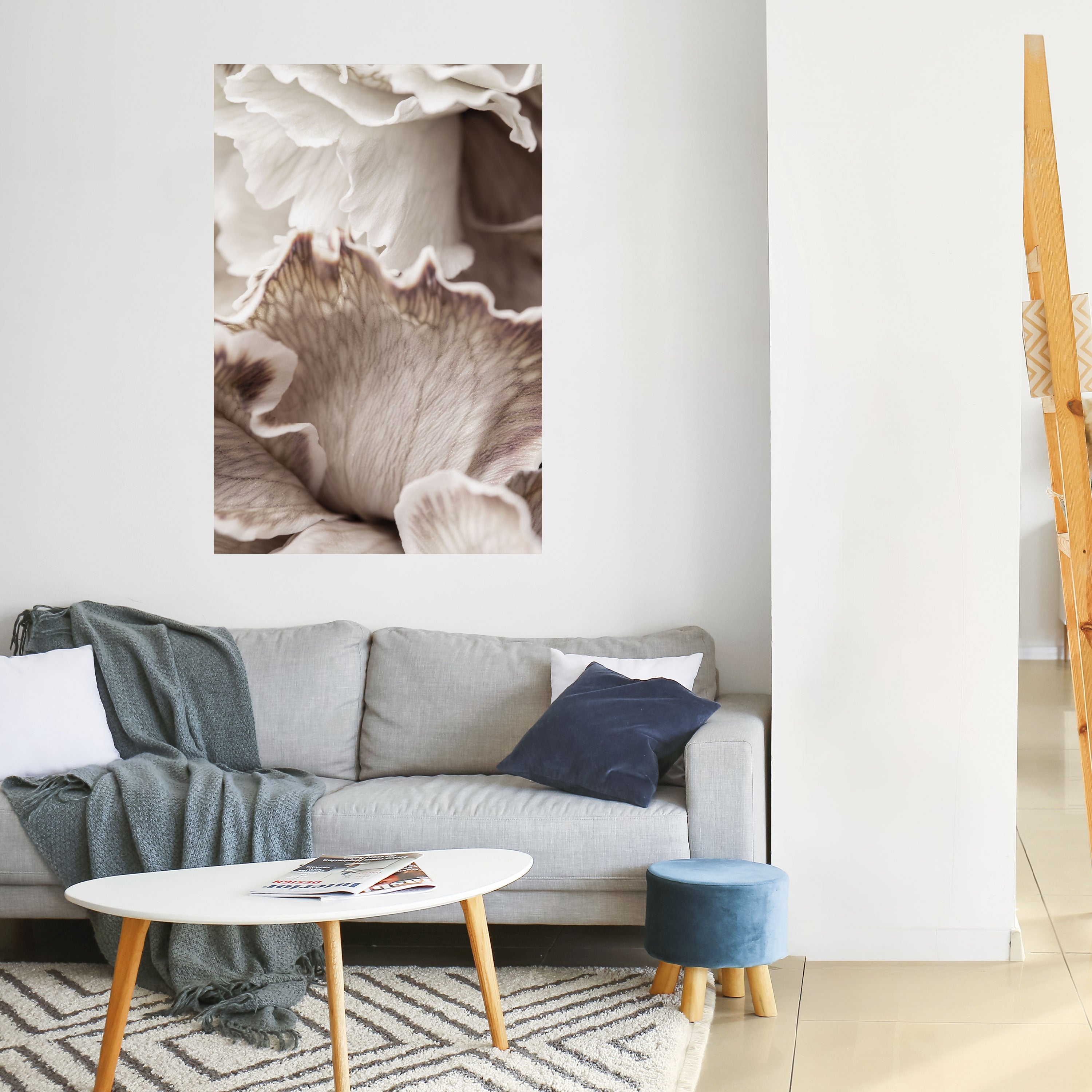 Affiche verticale autocollante « Surreal Bloom Dance »