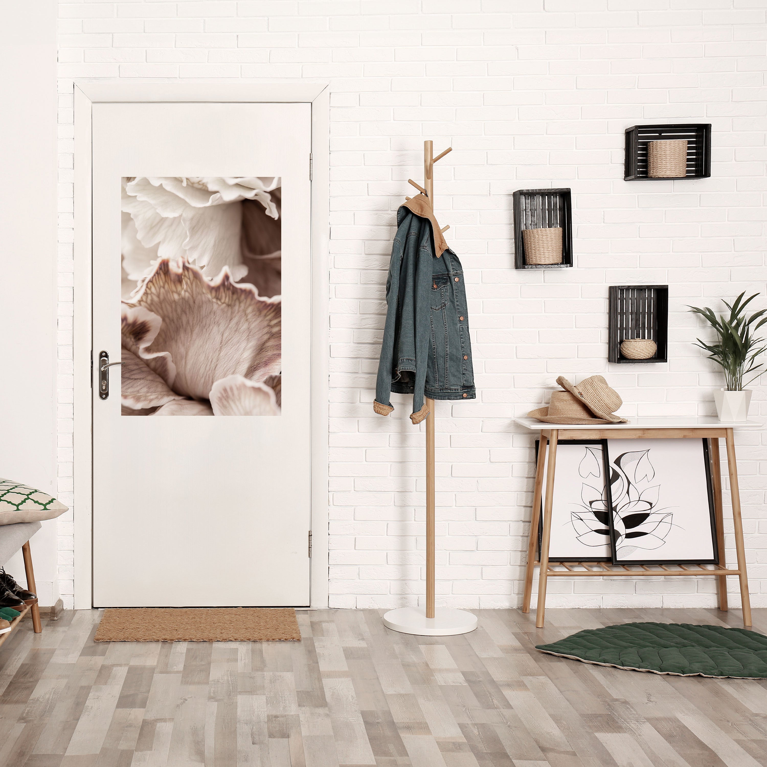 Affiche verticale autocollante « Surreal Bloom Dance »