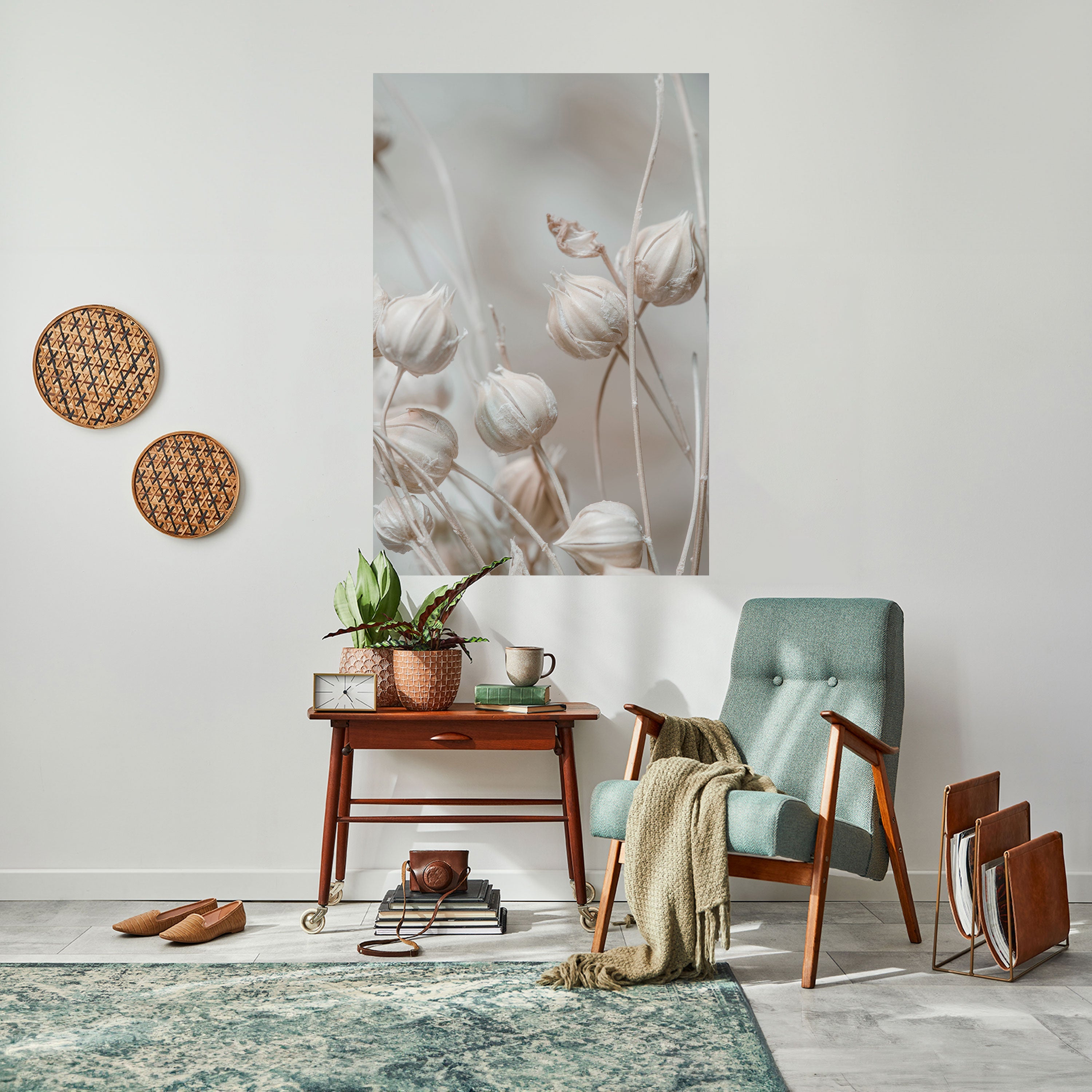 Affiche verticale autocollante « Vision paisible et florissante »