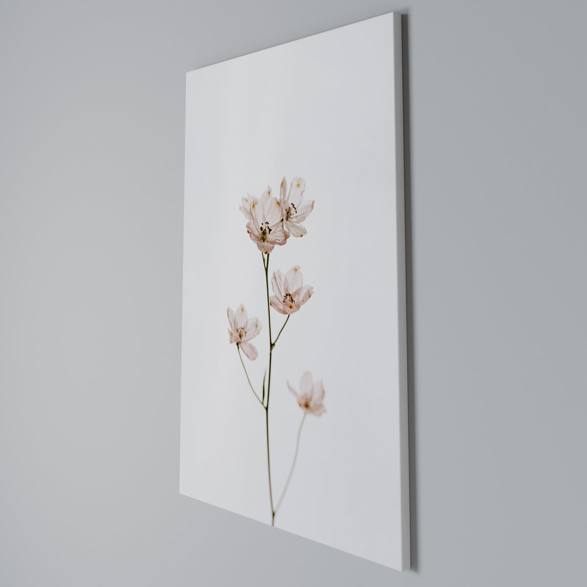 WHISPERS OF PINK Vertical Canvas Print