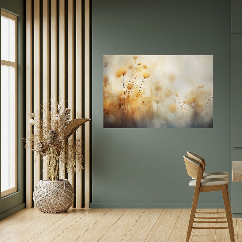 Affiche horizontale autocollante GOLDEN HUE EMBRACE