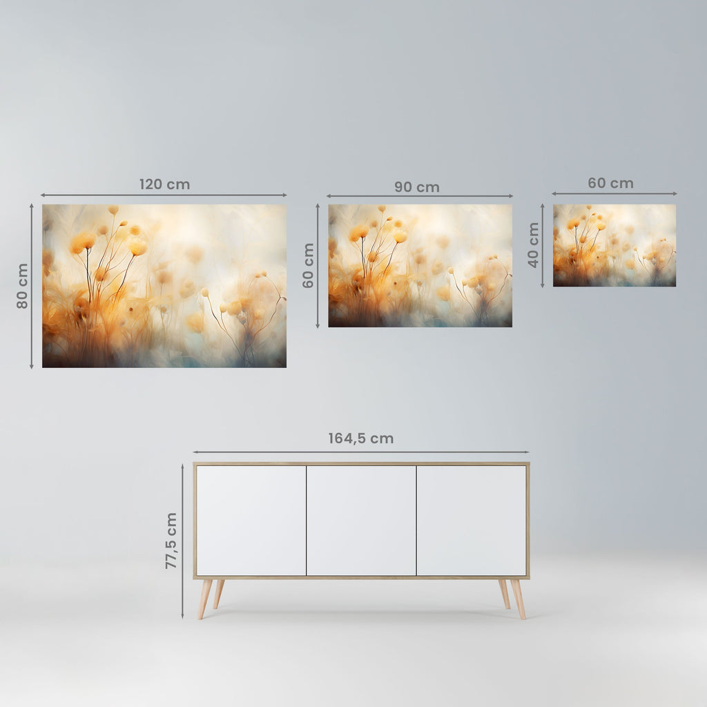 Affiche horizontale autocollante GOLDEN HUE EMBRACE