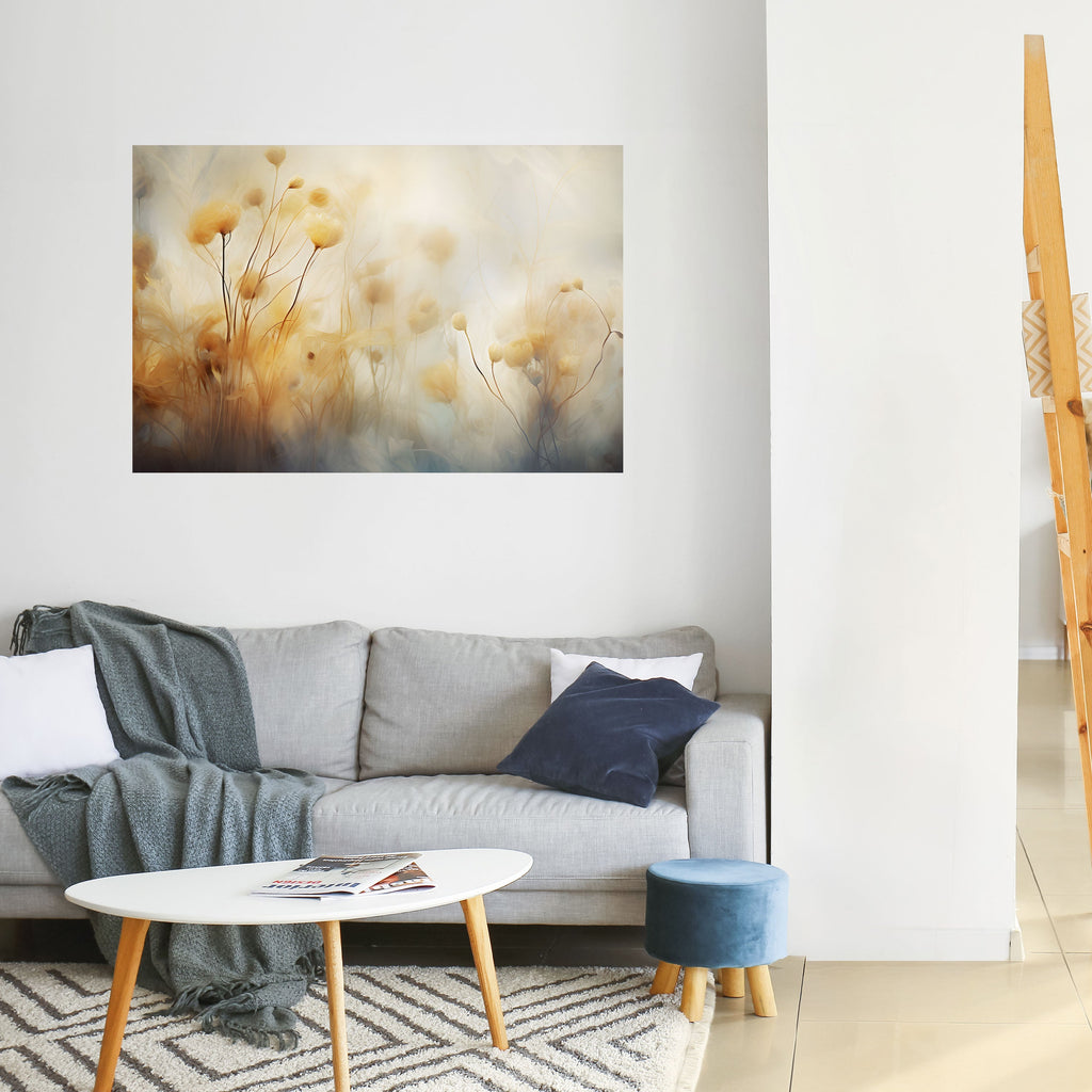 Affiche horizontale autocollante GOLDEN HUE EMBRACE