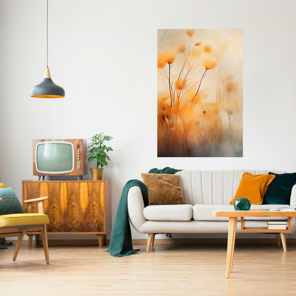 Affiche verticale autocollante GOLDEN HUE EMBRACE