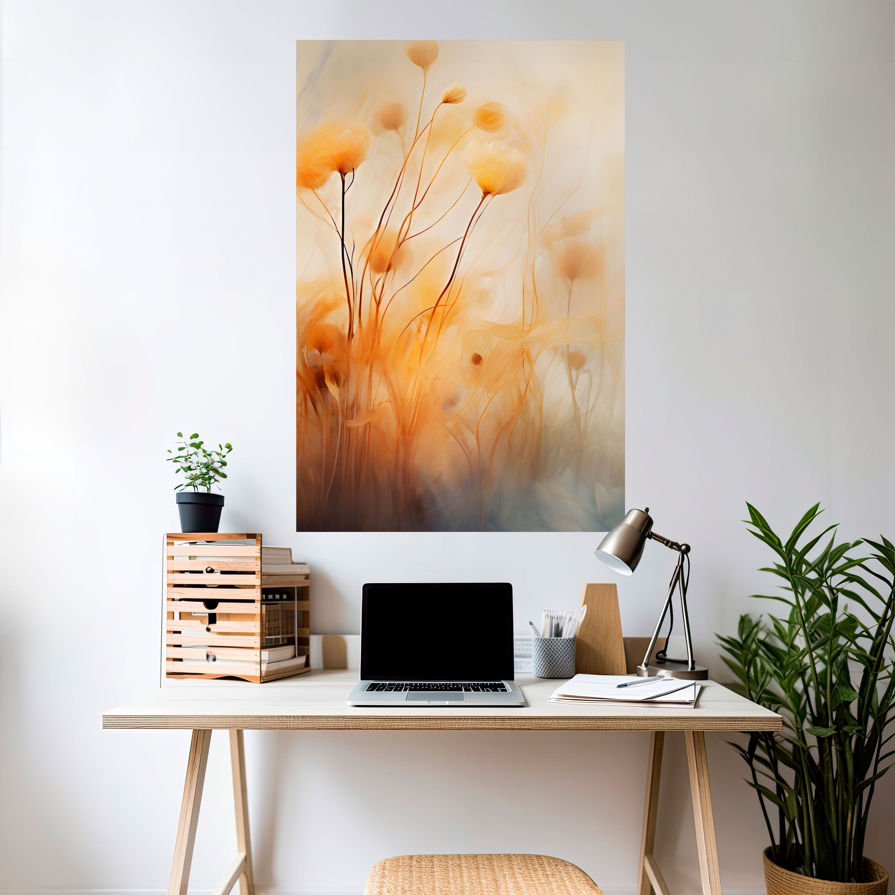 Affiche verticale autocollante GOLDEN HUE EMBRACE