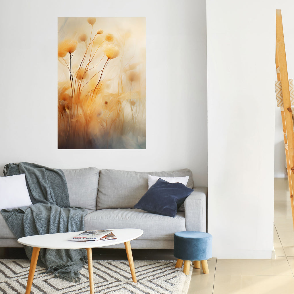 Affiche verticale autocollante GOLDEN HUE EMBRACE