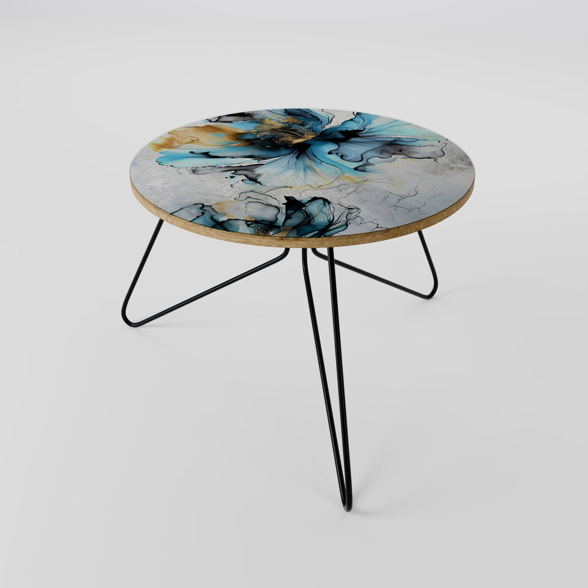 COBALT BLOSSOMS Coffee Table 60