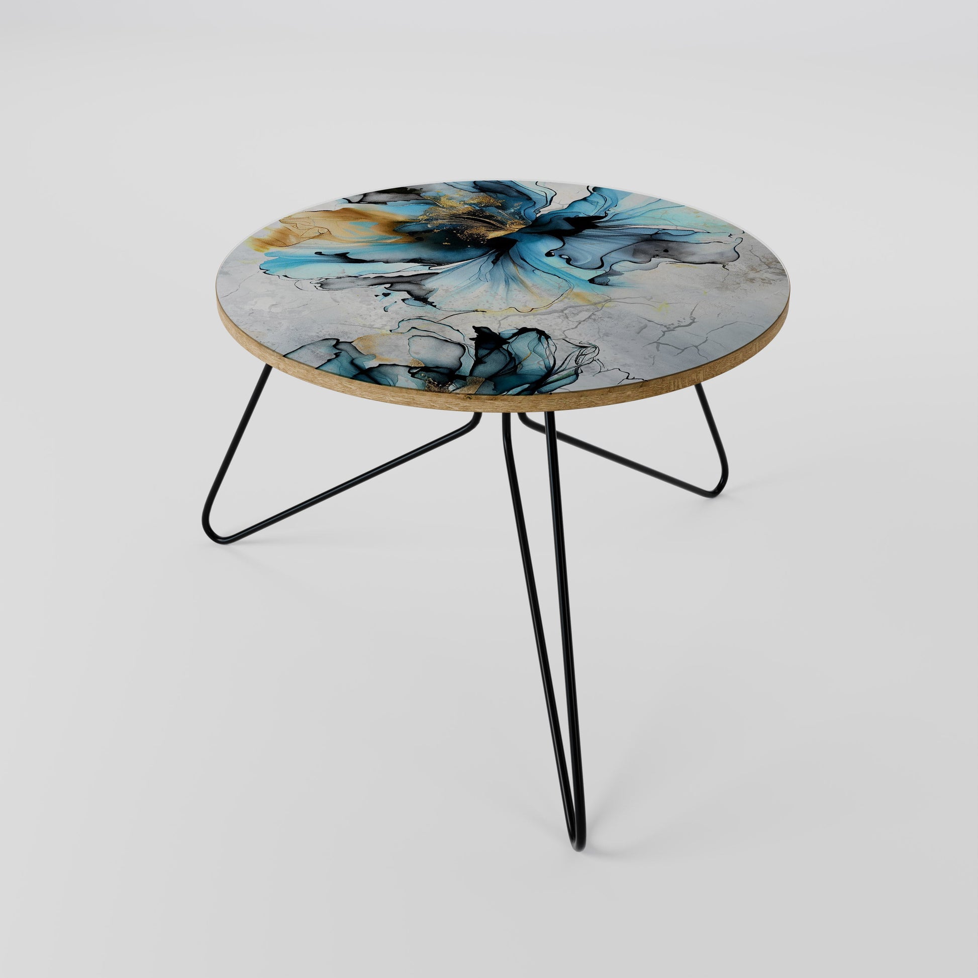 COBALT BLOSSOMS Coffee Table 60