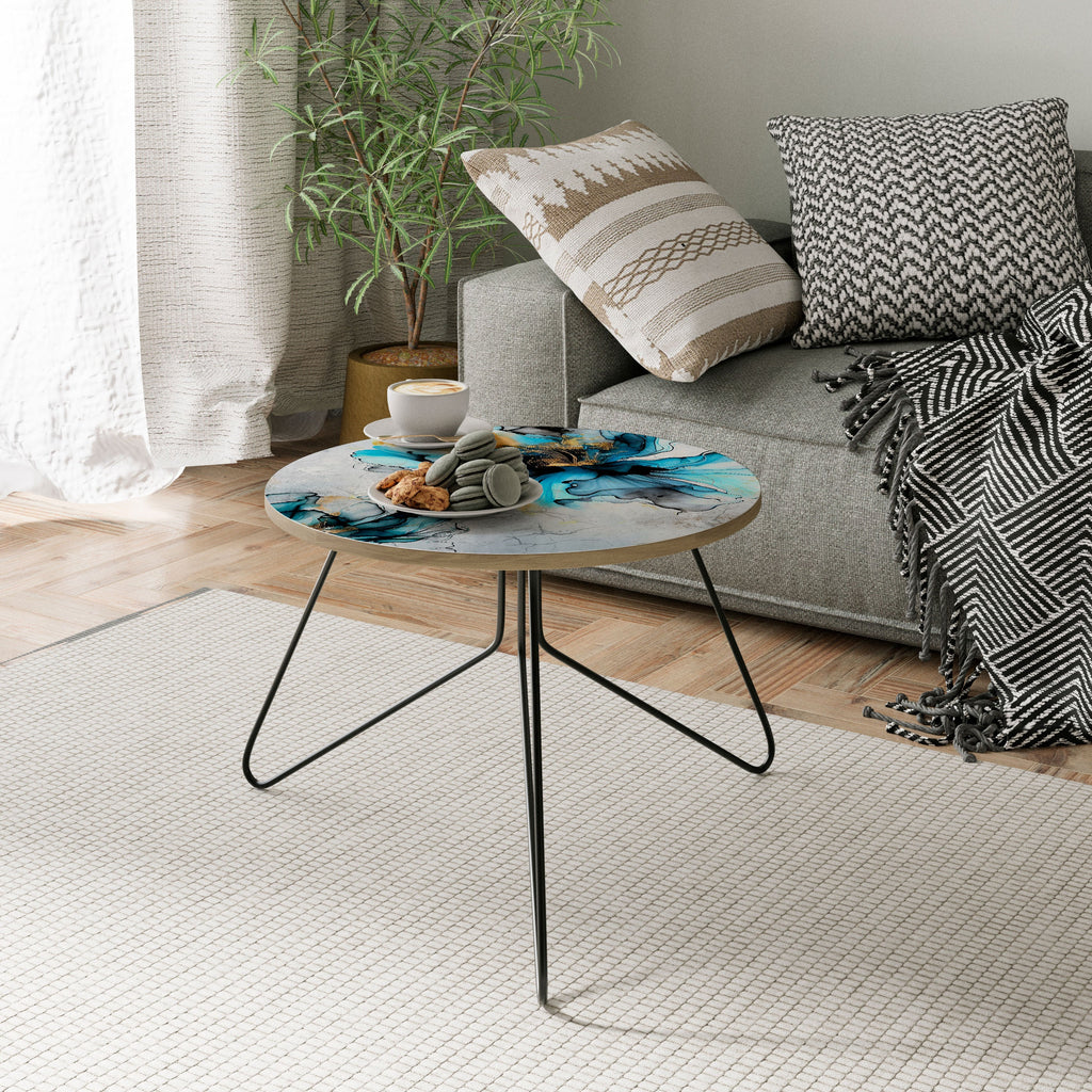 COBALT BLOSSOMS Coffee Table 60