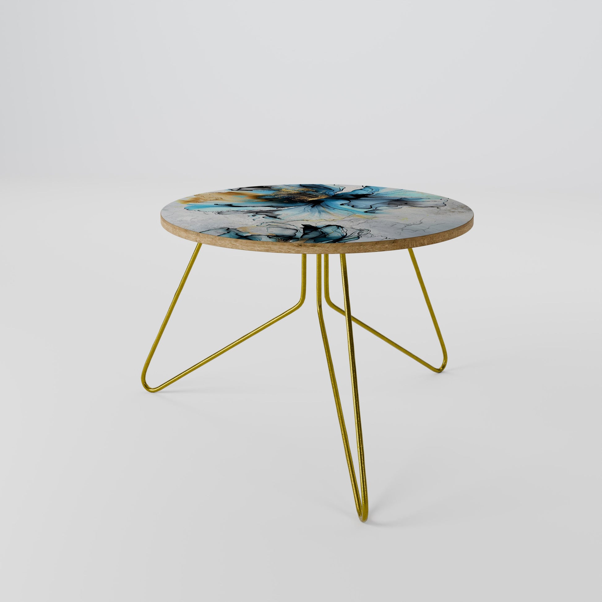 COBALT BLOSSOMS Coffee Table 60