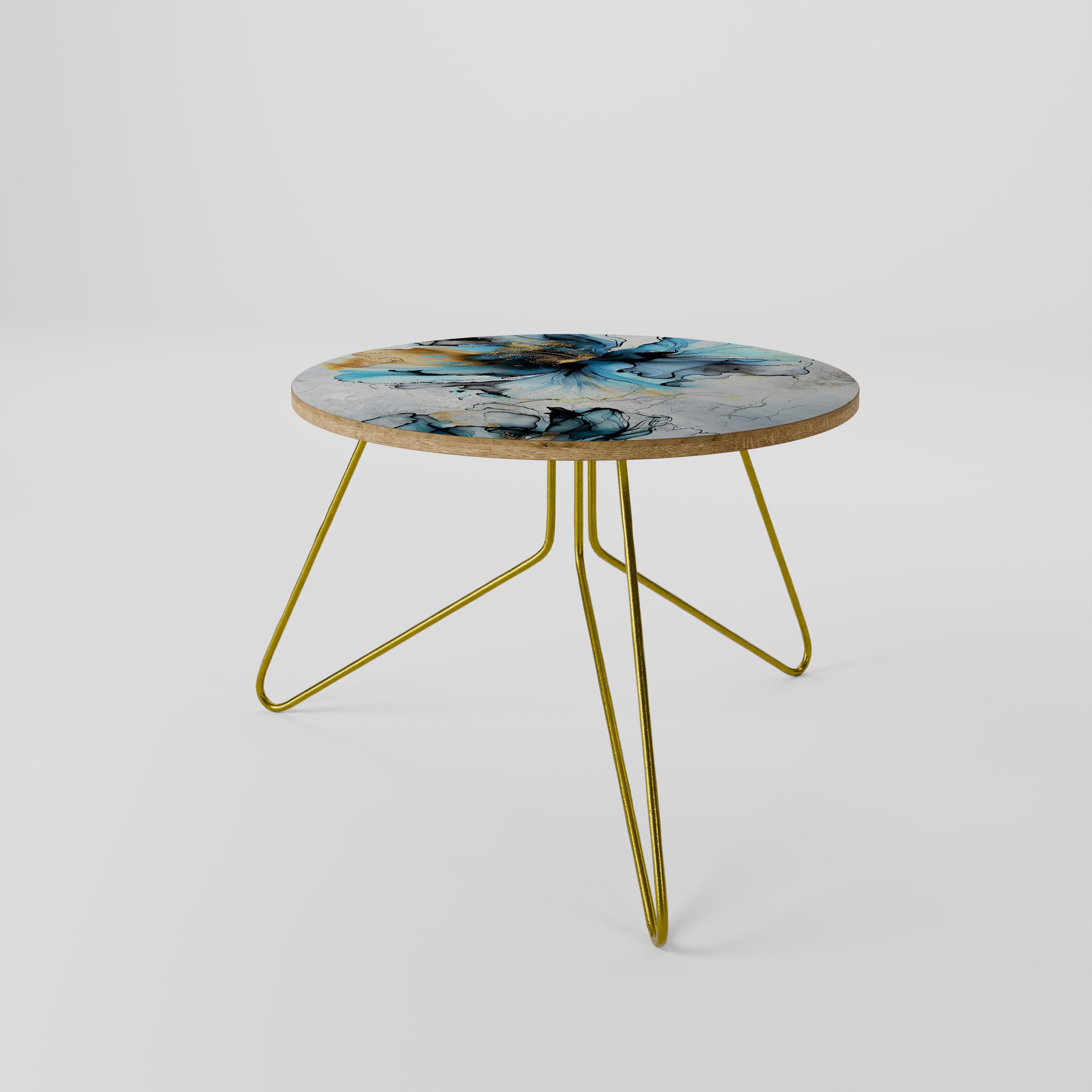 COBALT BLOSSOMS Coffee Table