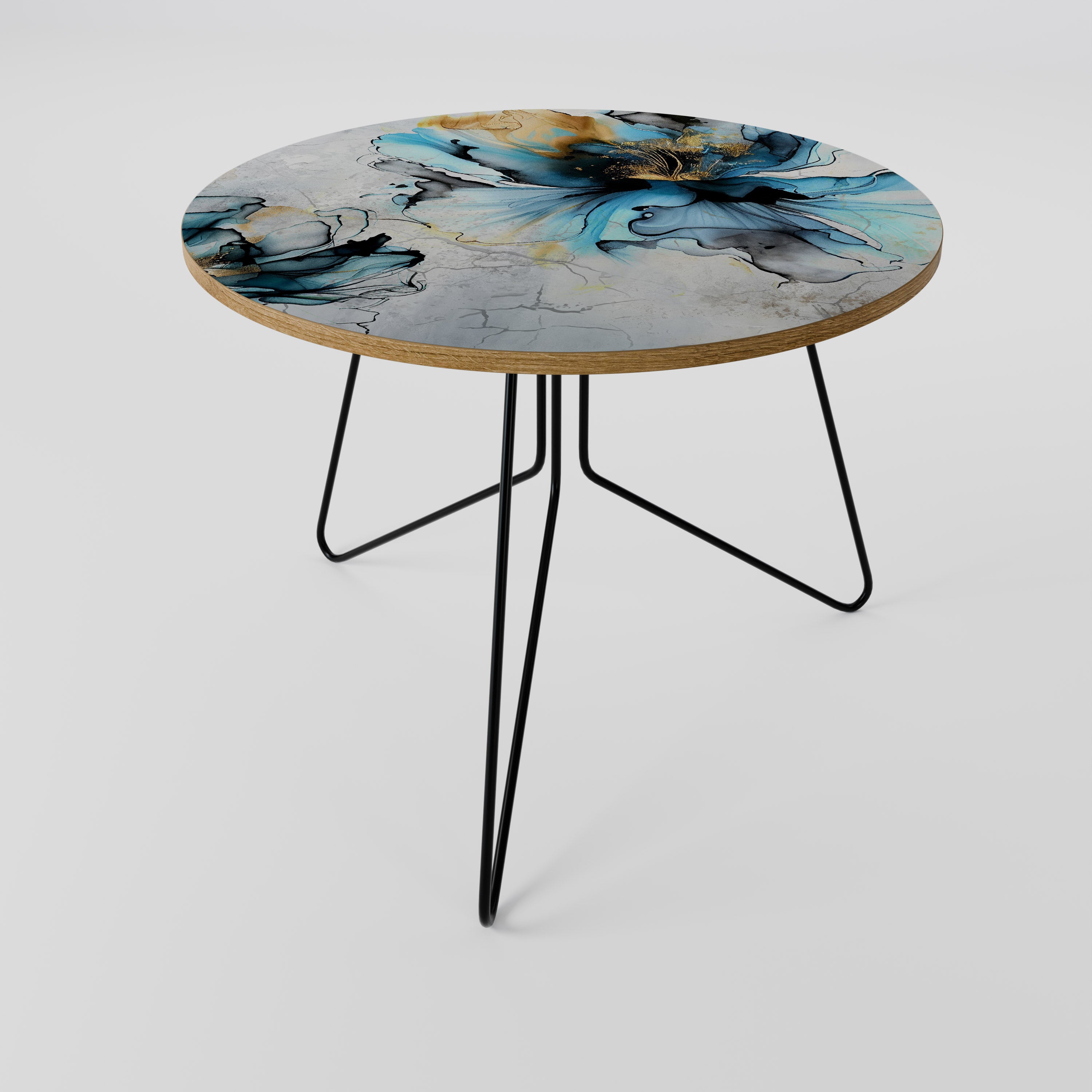 COBALT BLOSSOMS Coffee Table