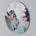 ICY BLOSSOMS Round Wall Art