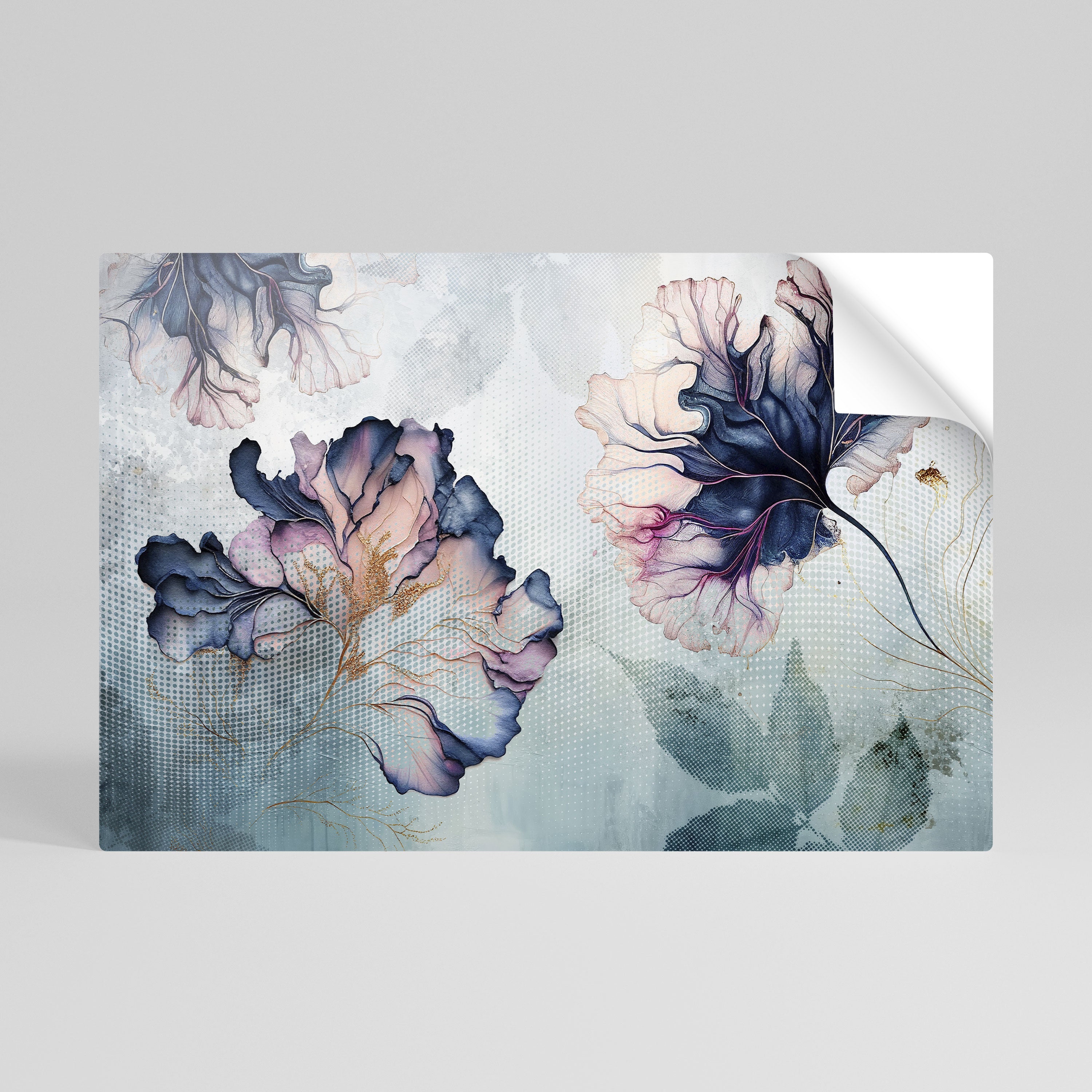 Affiche horizontale autocollante ICY BLOSSOMS