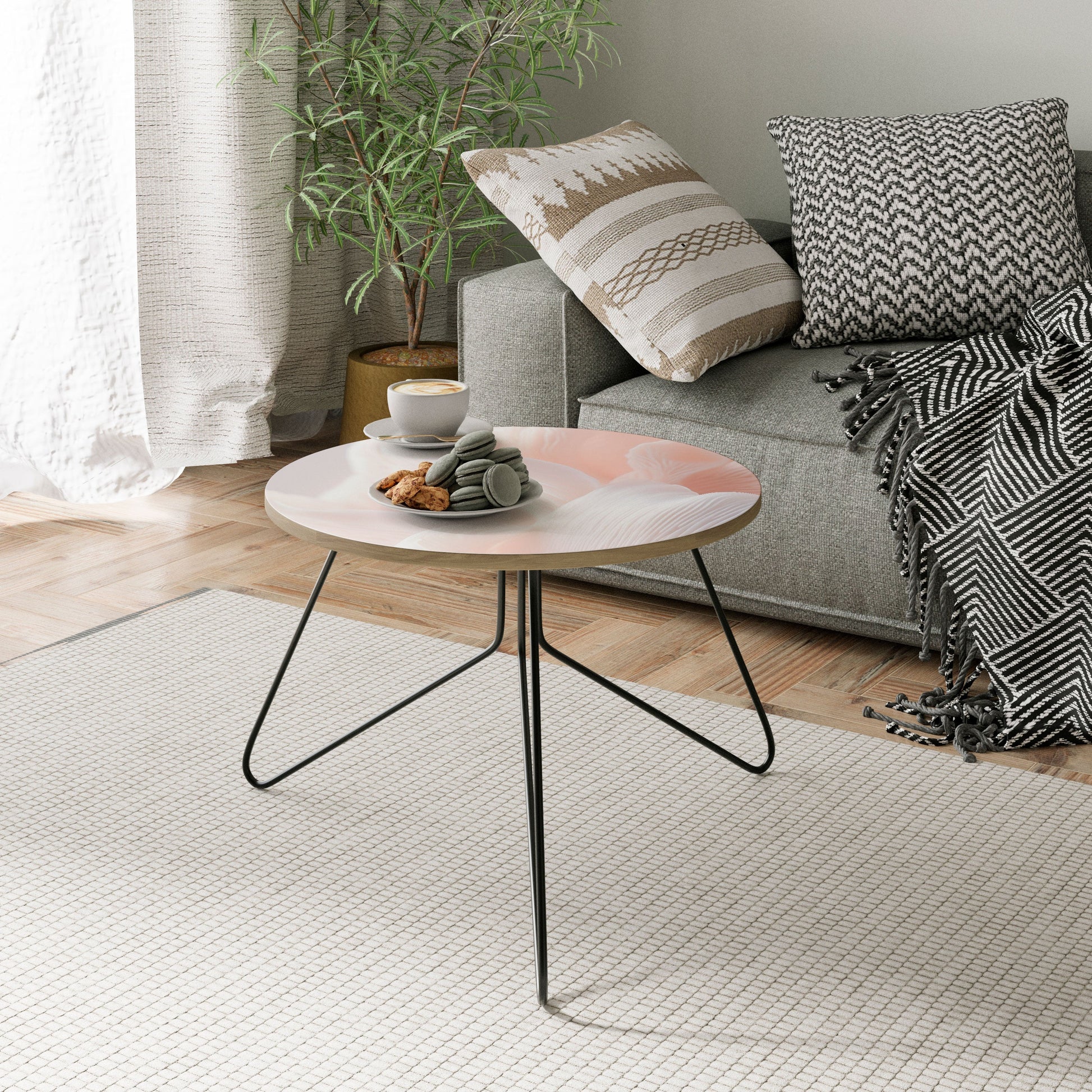 DELICATE PINK HARMONY Coffee Table 60