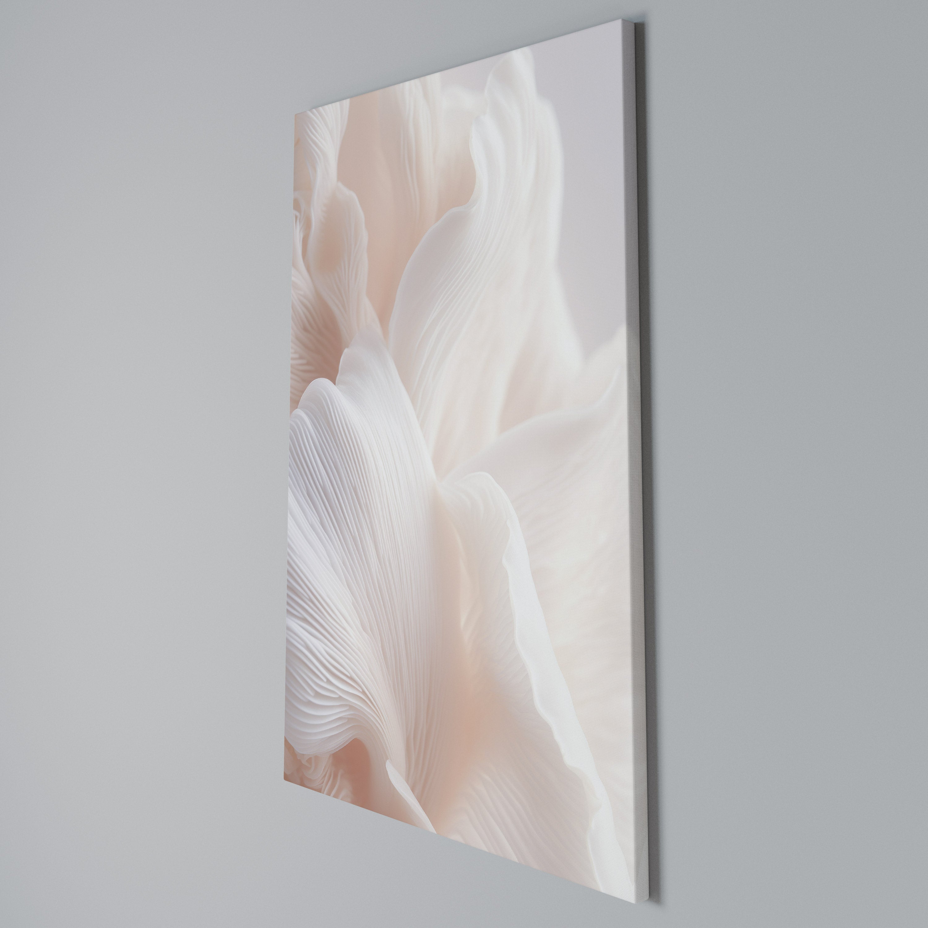 DELICATE PINK HARMONY Vertical Canvas Print