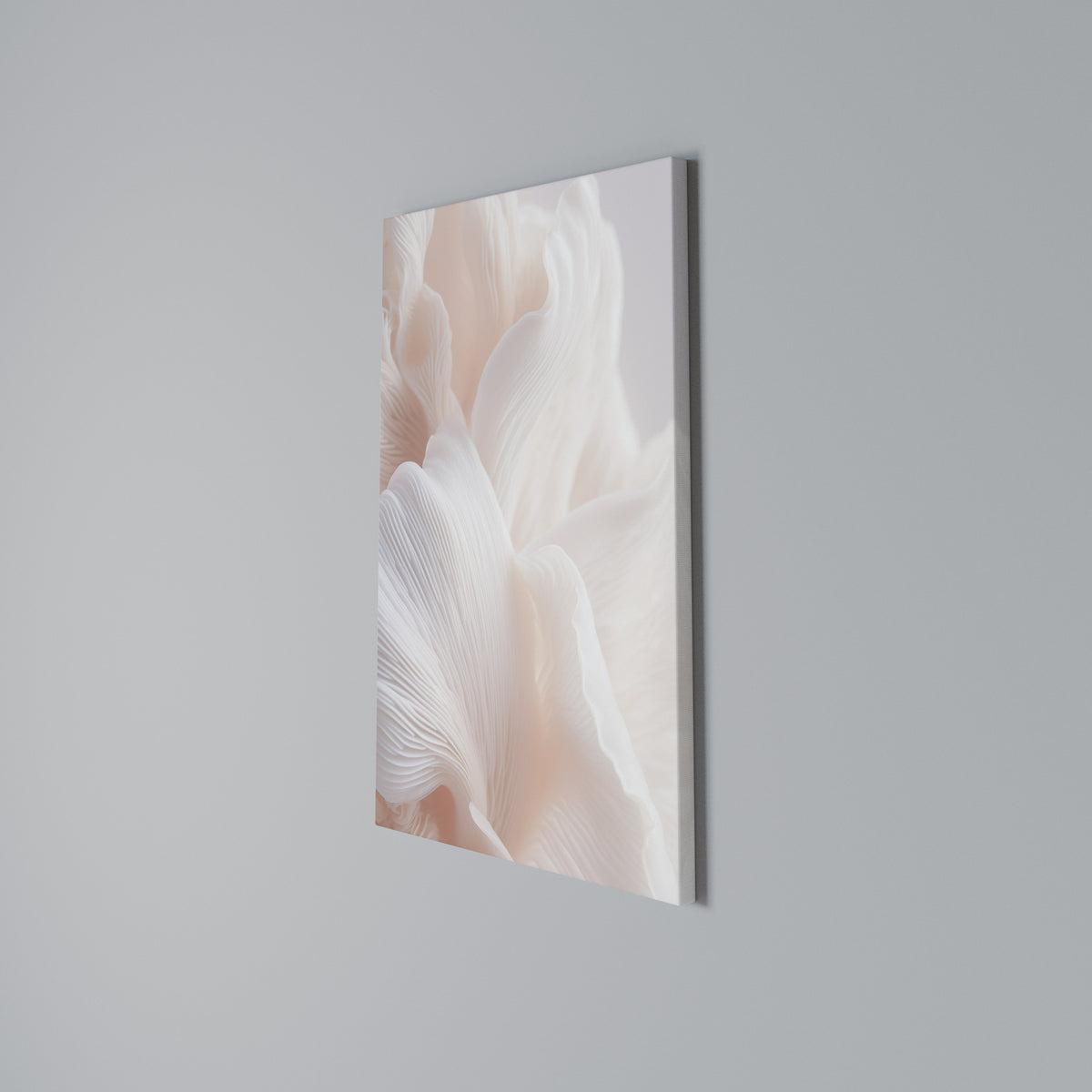 DELICATE PINK HARMONY Vertical Canvas Print
