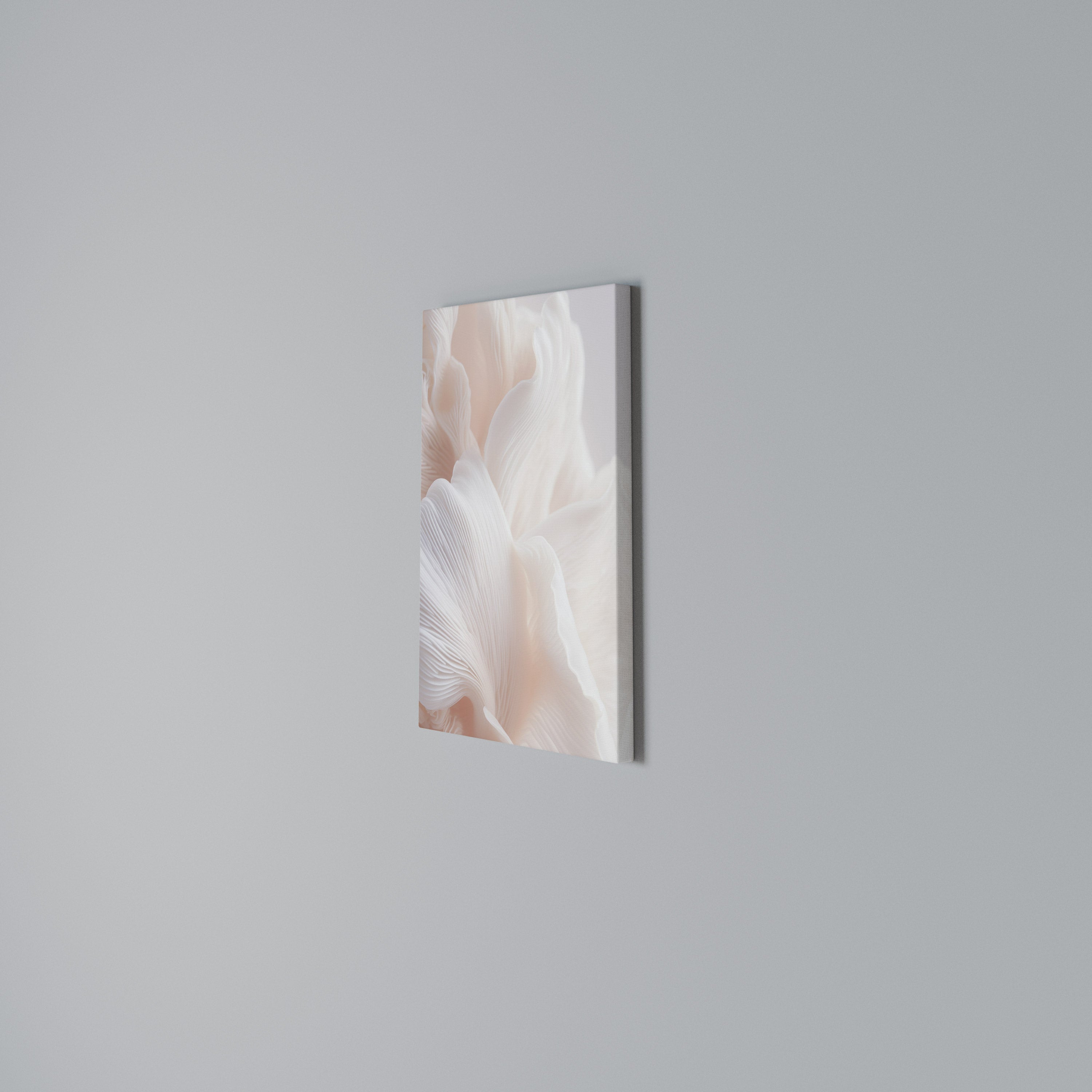 DELICATE PINK HARMONY Vertical Canvas Print