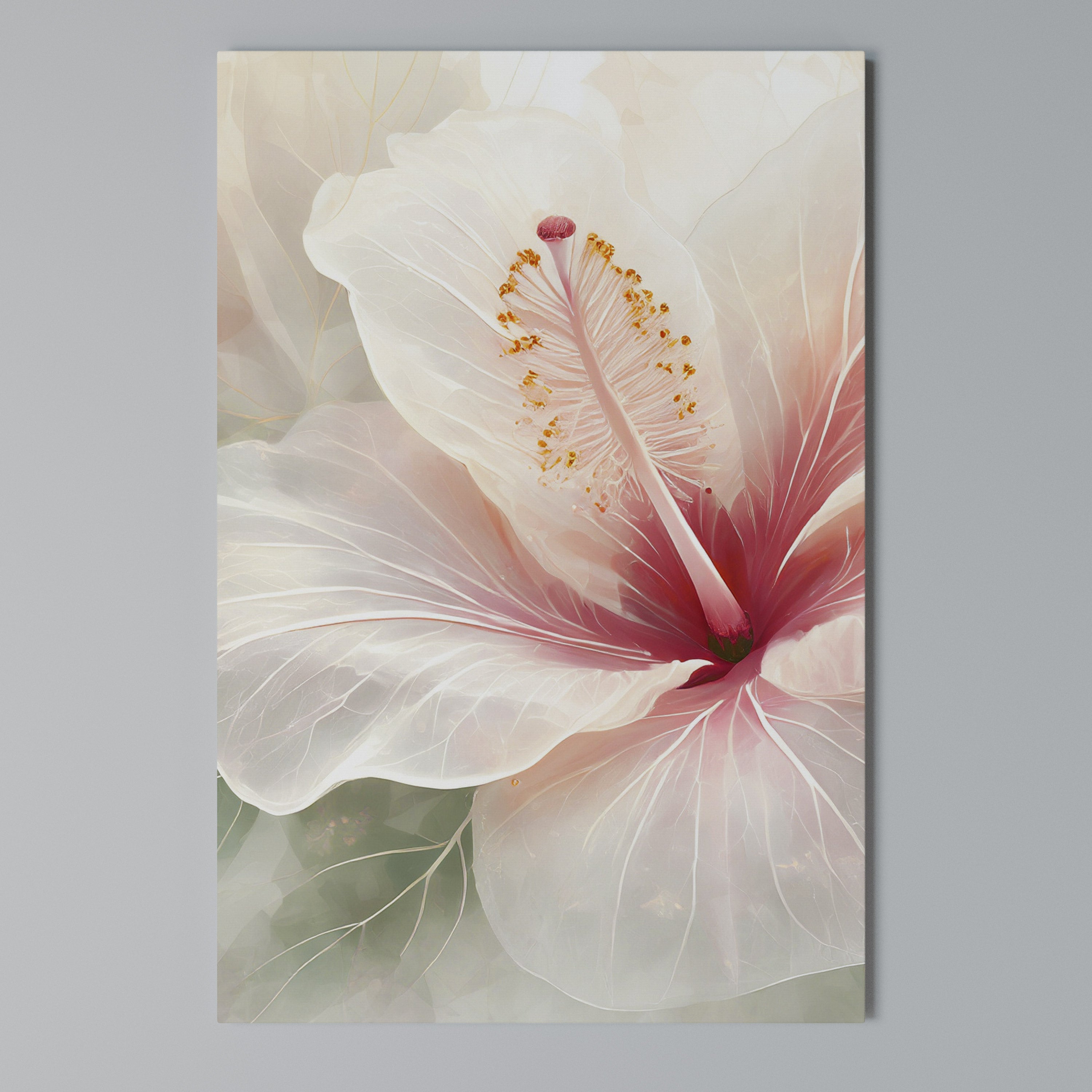 GOSSAMER FLORAL DREAM Vertical Canvas Print