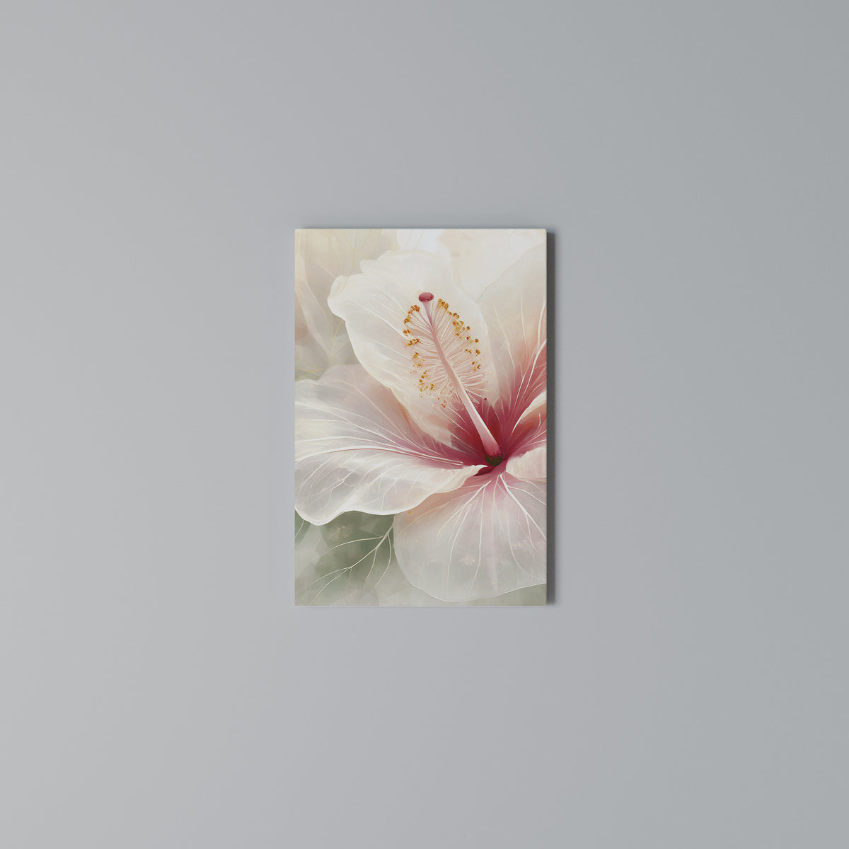 GOSSAMER FLORAL DREAM Vertical Canvas Print