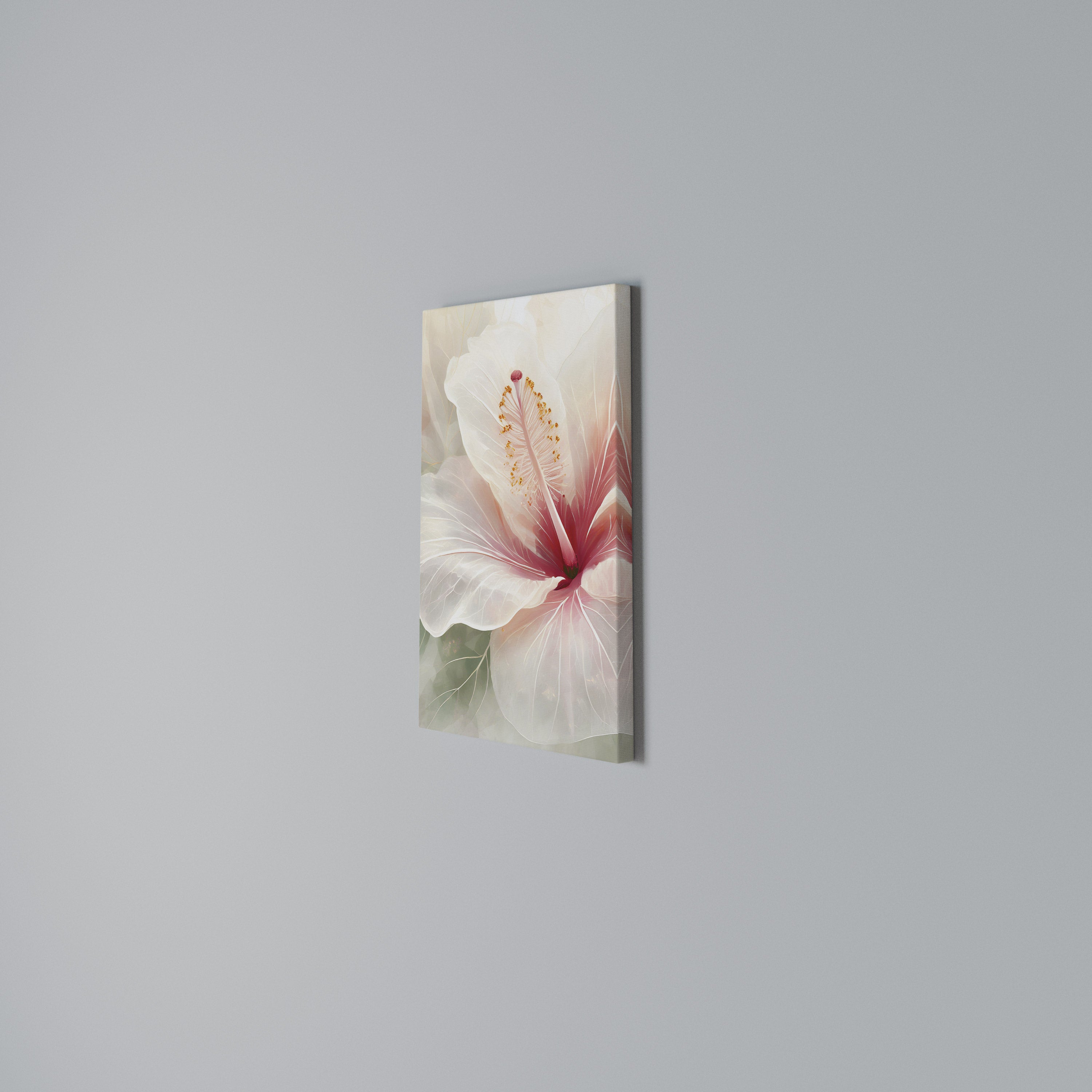 GOSSAMER FLORAL DREAM Vertical Canvas Print