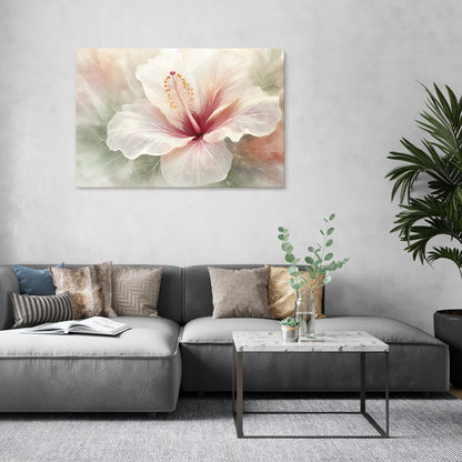 GOSSAMER FLORAL DREAM Horizontal Canvas Print
