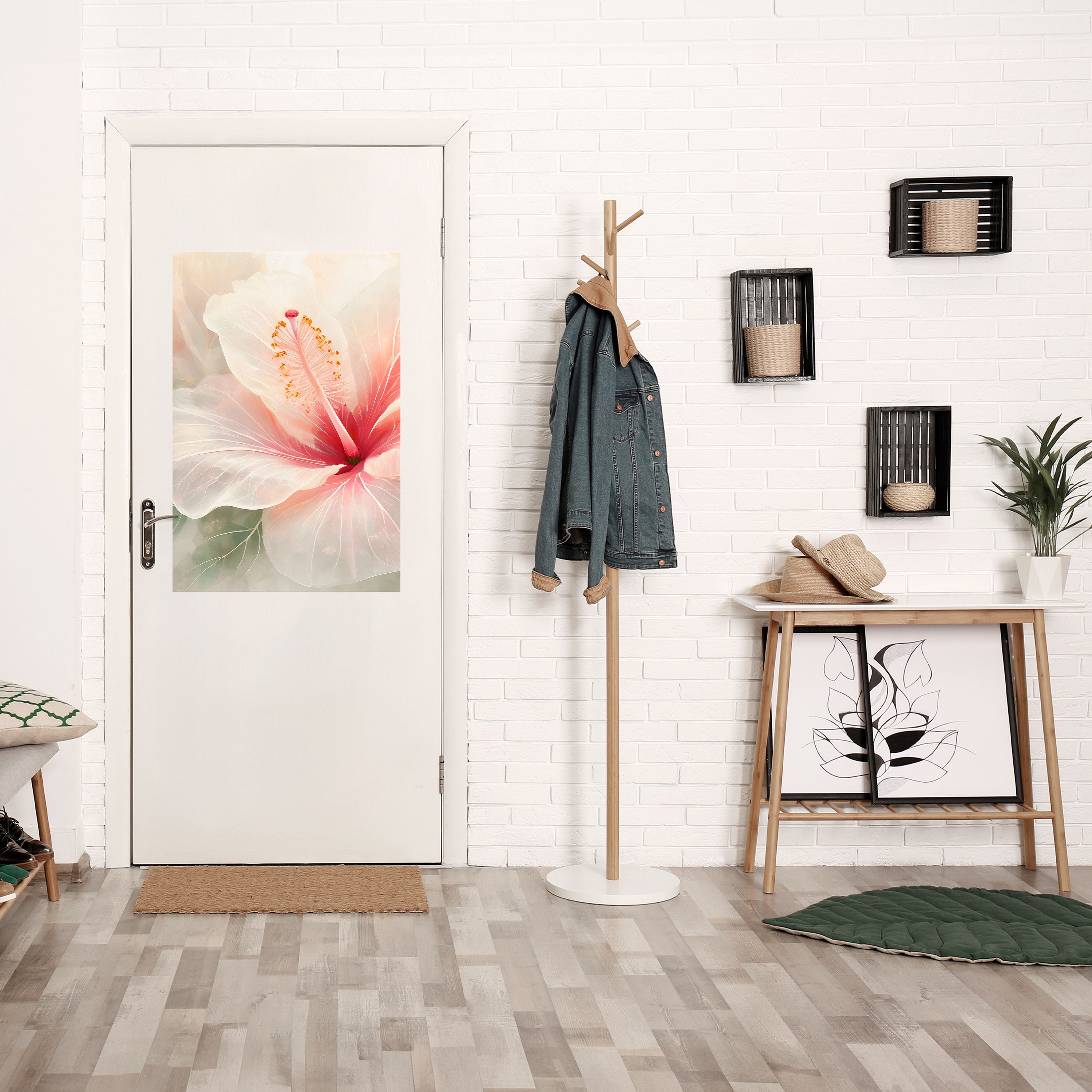 Affiche verticale autocollante GOSSAMER FLORAL DREAM