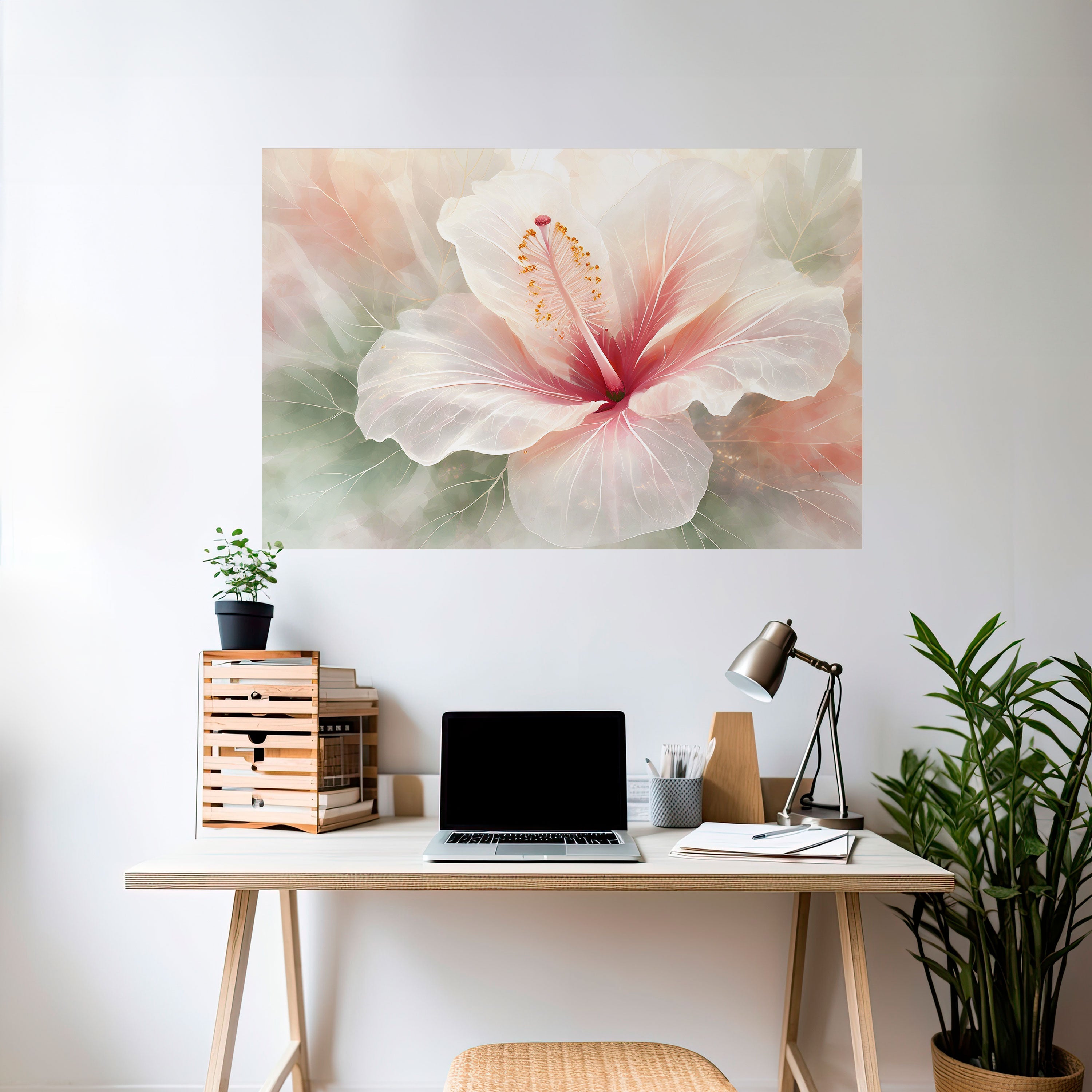 Affiche horizontale autocollante GOSSAMER FLORAL DREAM