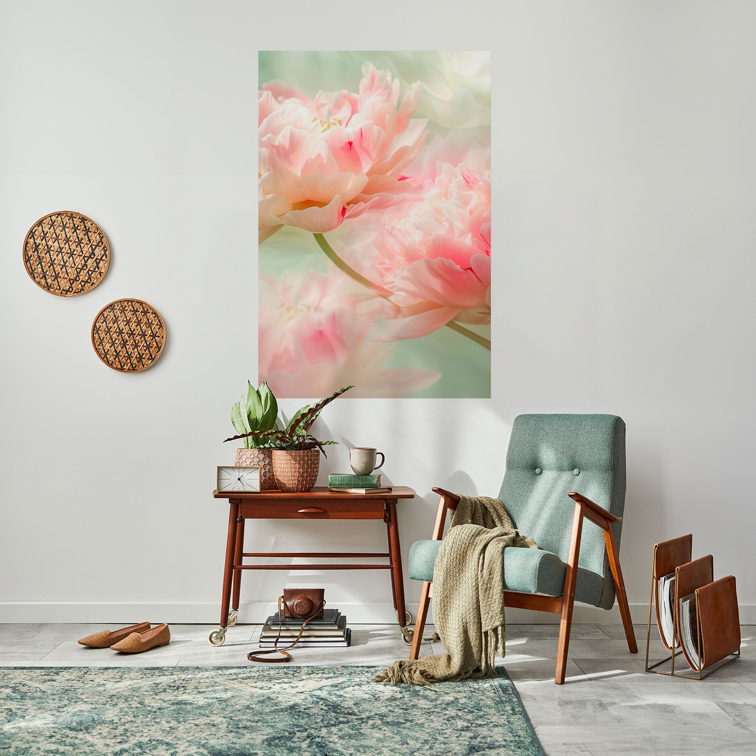 Affiche verticale autocollante GENTLE HARMONY DÉPLIÉE