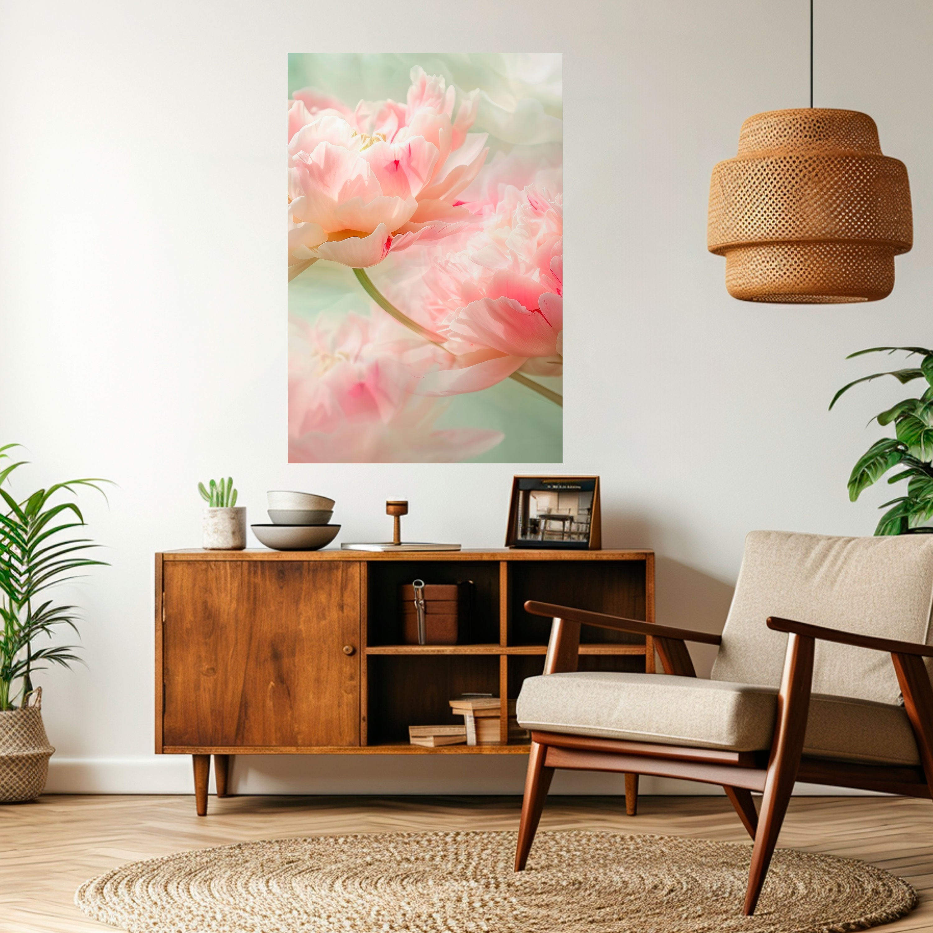 Affiche verticale autocollante GENTLE HARMONY DÉPLIÉE