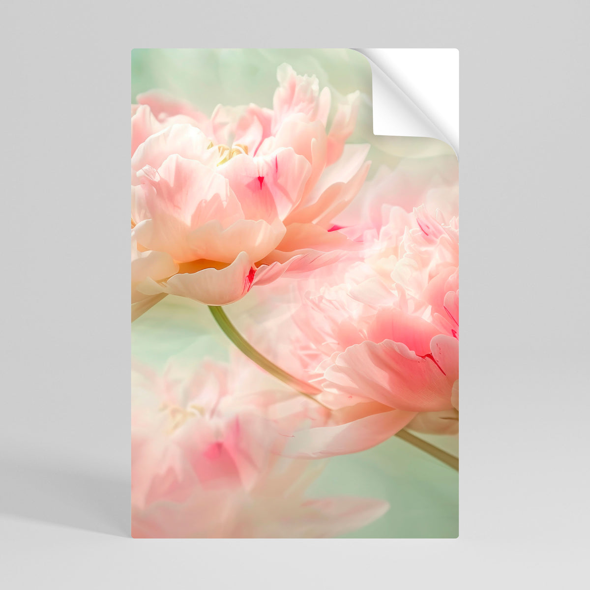 GENTLE HARMONY UNFOLDED Peel and Stick Vertical Poster