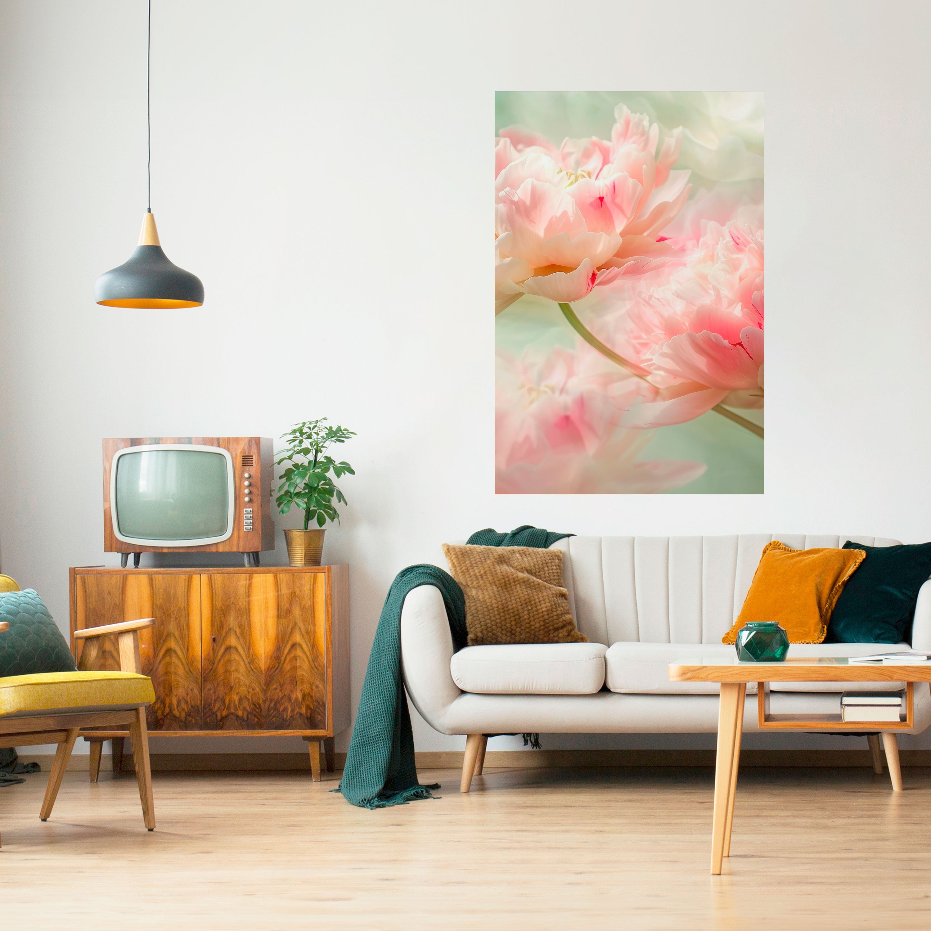 Affiche verticale autocollante GENTLE HARMONY DÉPLIÉE