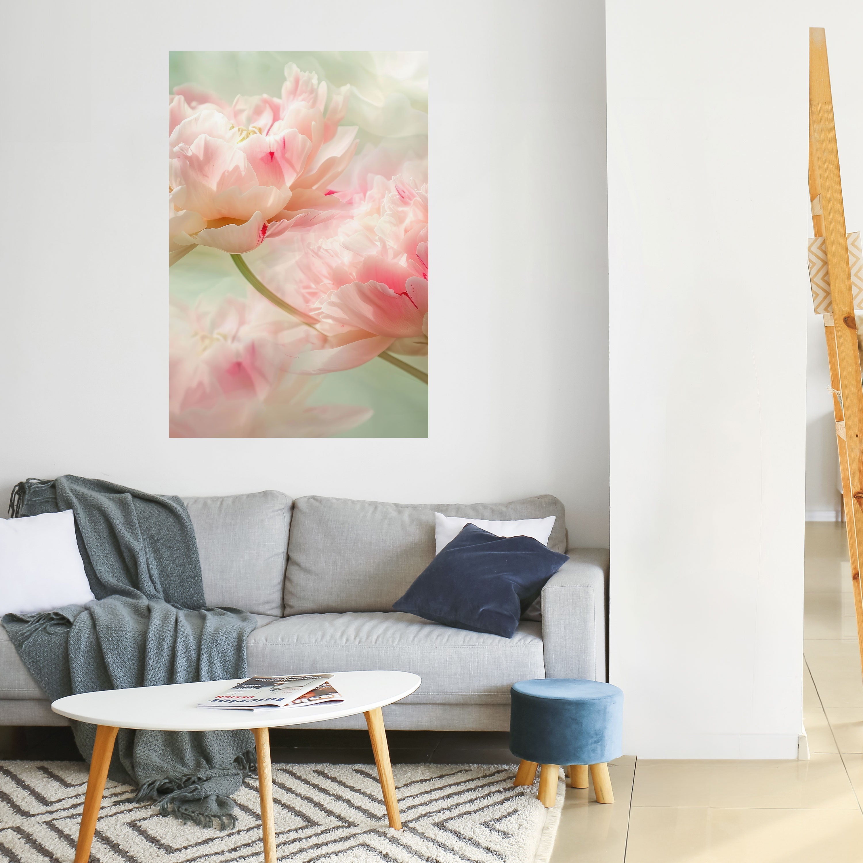 Affiche verticale autocollante GENTLE HARMONY DÉPLIÉE