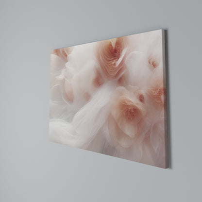 TENDER BLOSSOM VEIL Horizontal Canvas Print