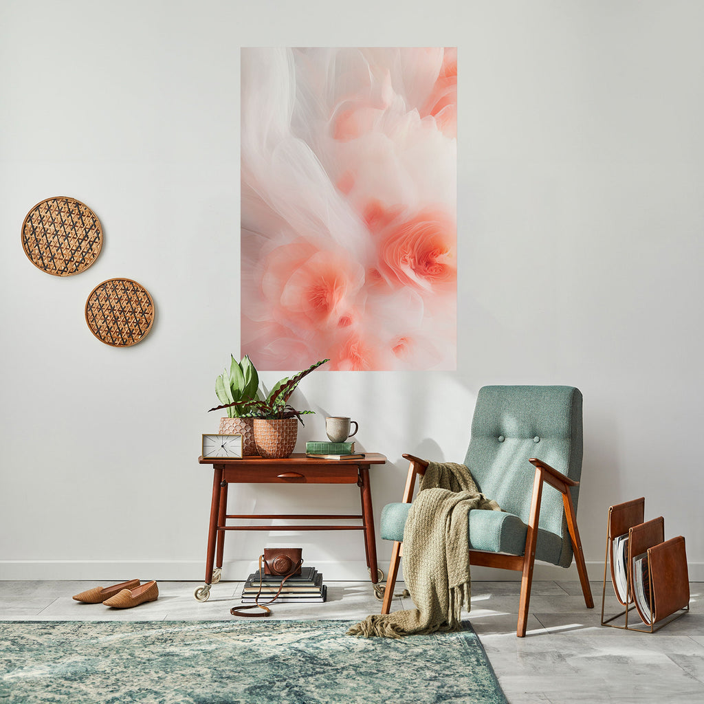 Affiche verticale autocollante « TENDER BLOSSOM VEIL »