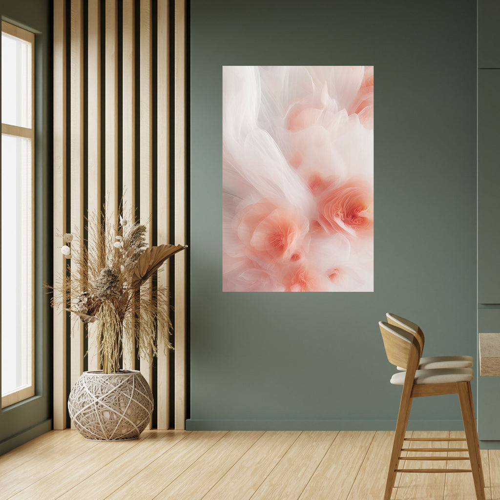 Affiche verticale autocollante « TENDER BLOSSOM VEIL »