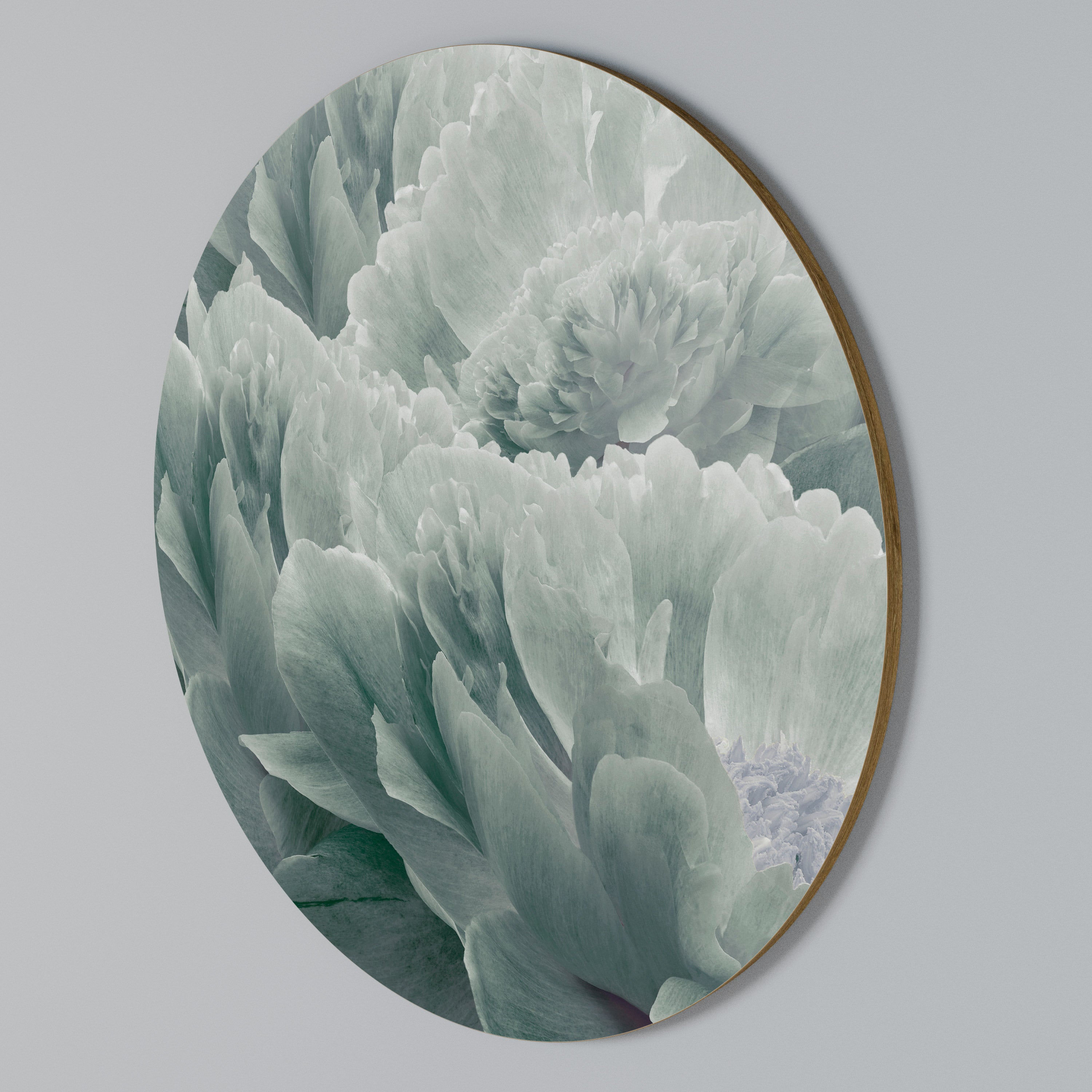TREE PEONIES Round Wall Art