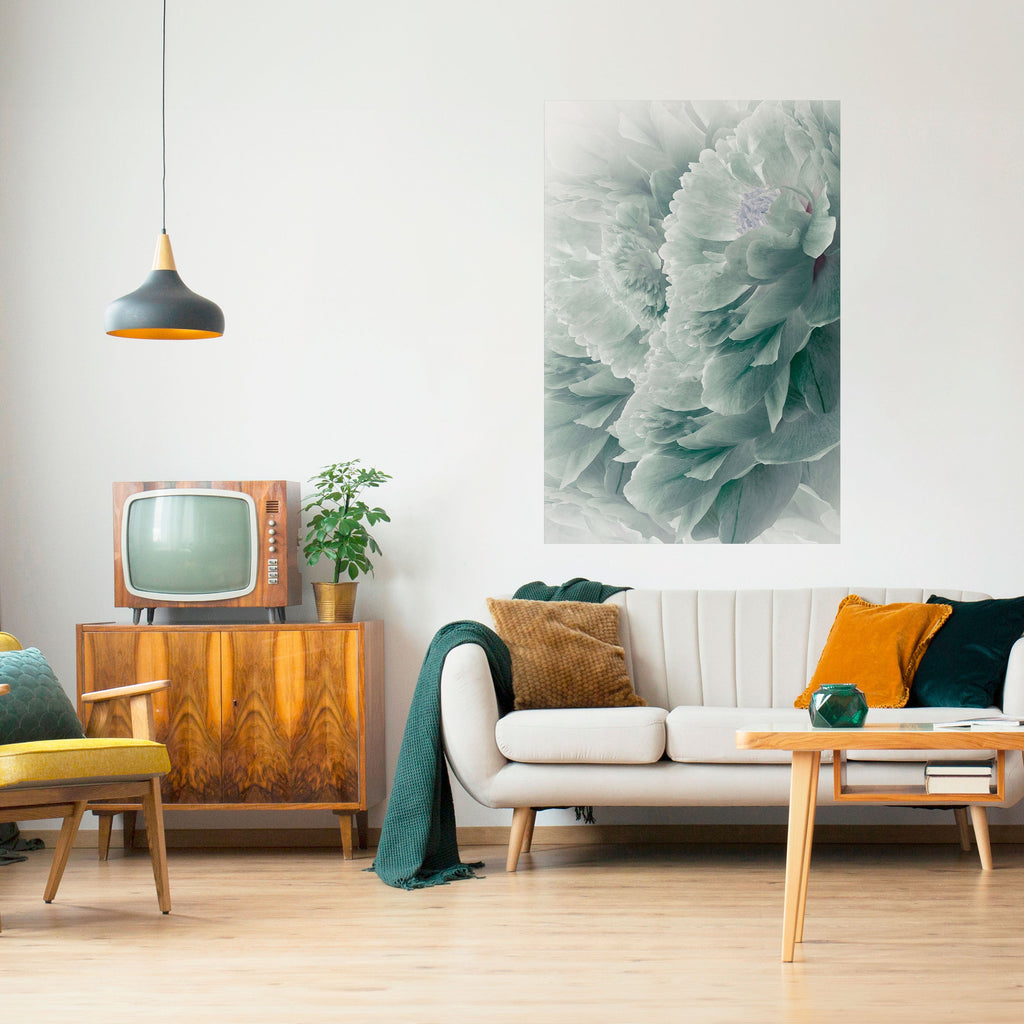 Affiche verticale autocollante « PIVOINES ARBORÉES »