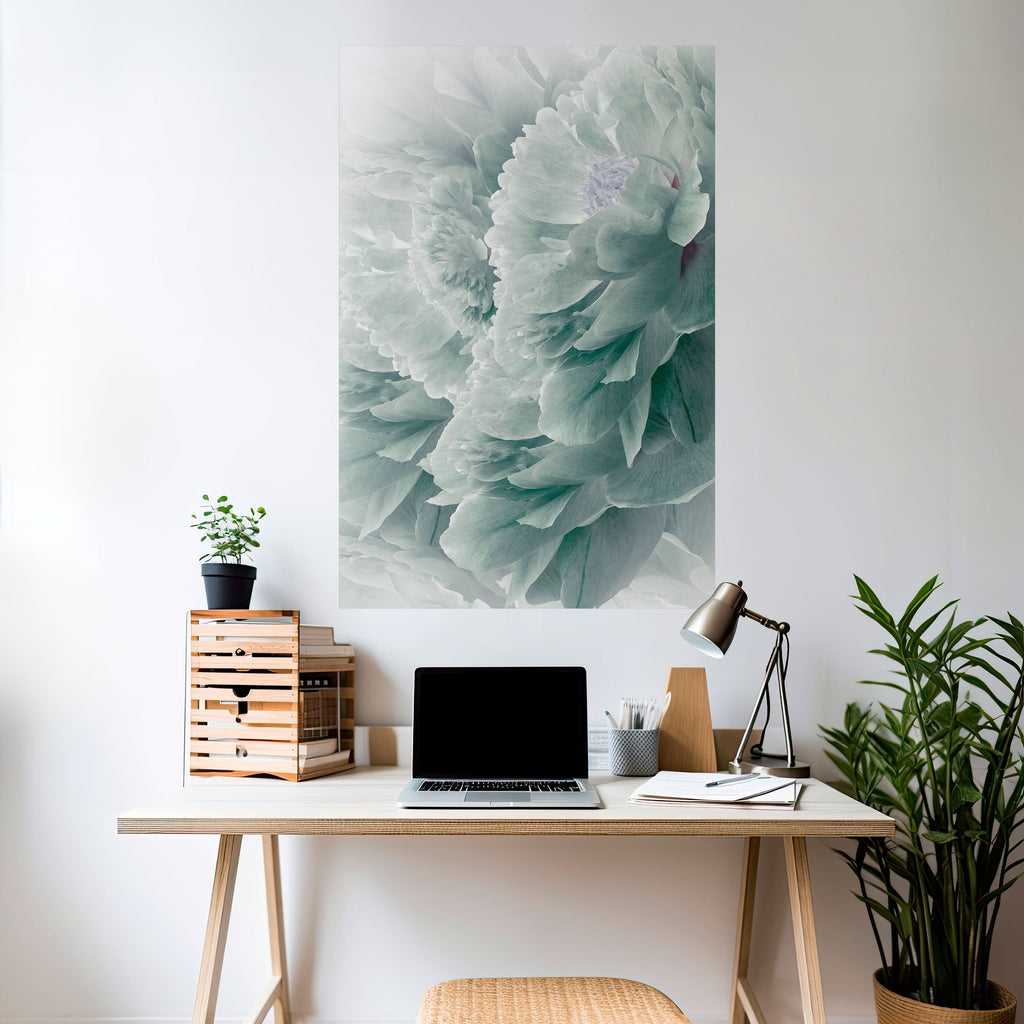 Affiche verticale autocollante « PIVOINES ARBORÉES »