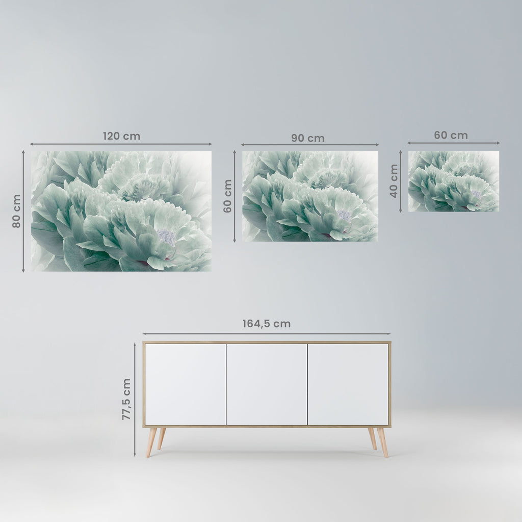 Affiche horizontale autocollante « PIVOINES ARBORÉES »